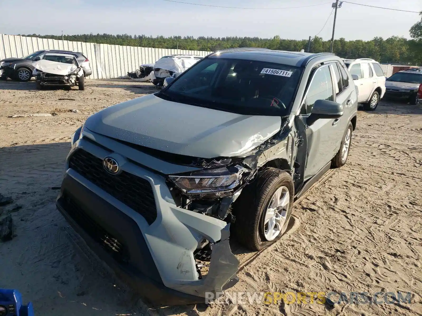 2 Photograph of a damaged car 2T3W1RFV3MW137546 TOYOTA RAV4 2021