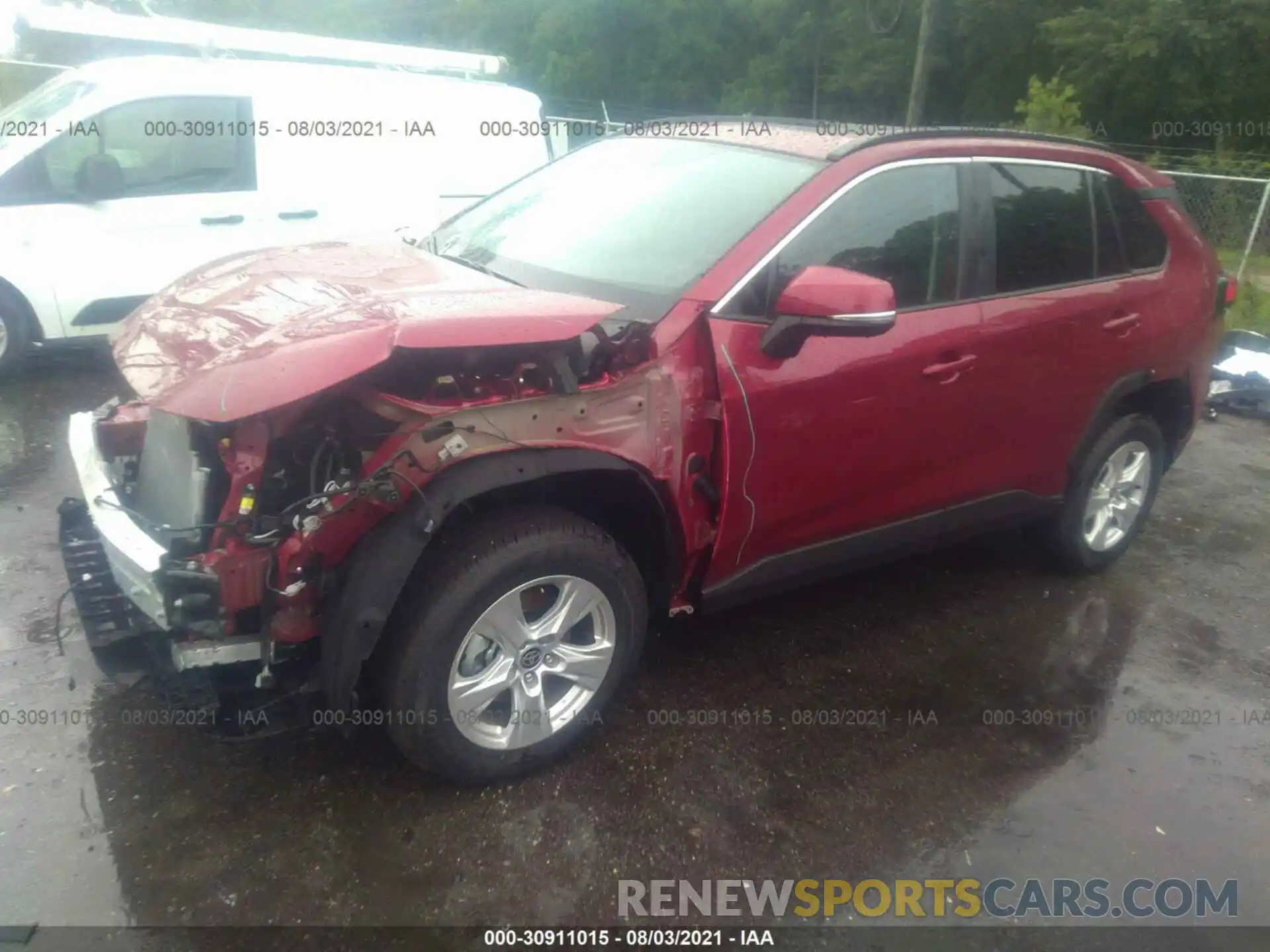 2 Photograph of a damaged car 2T3W1RFV3MW142620 TOYOTA RAV4 2021