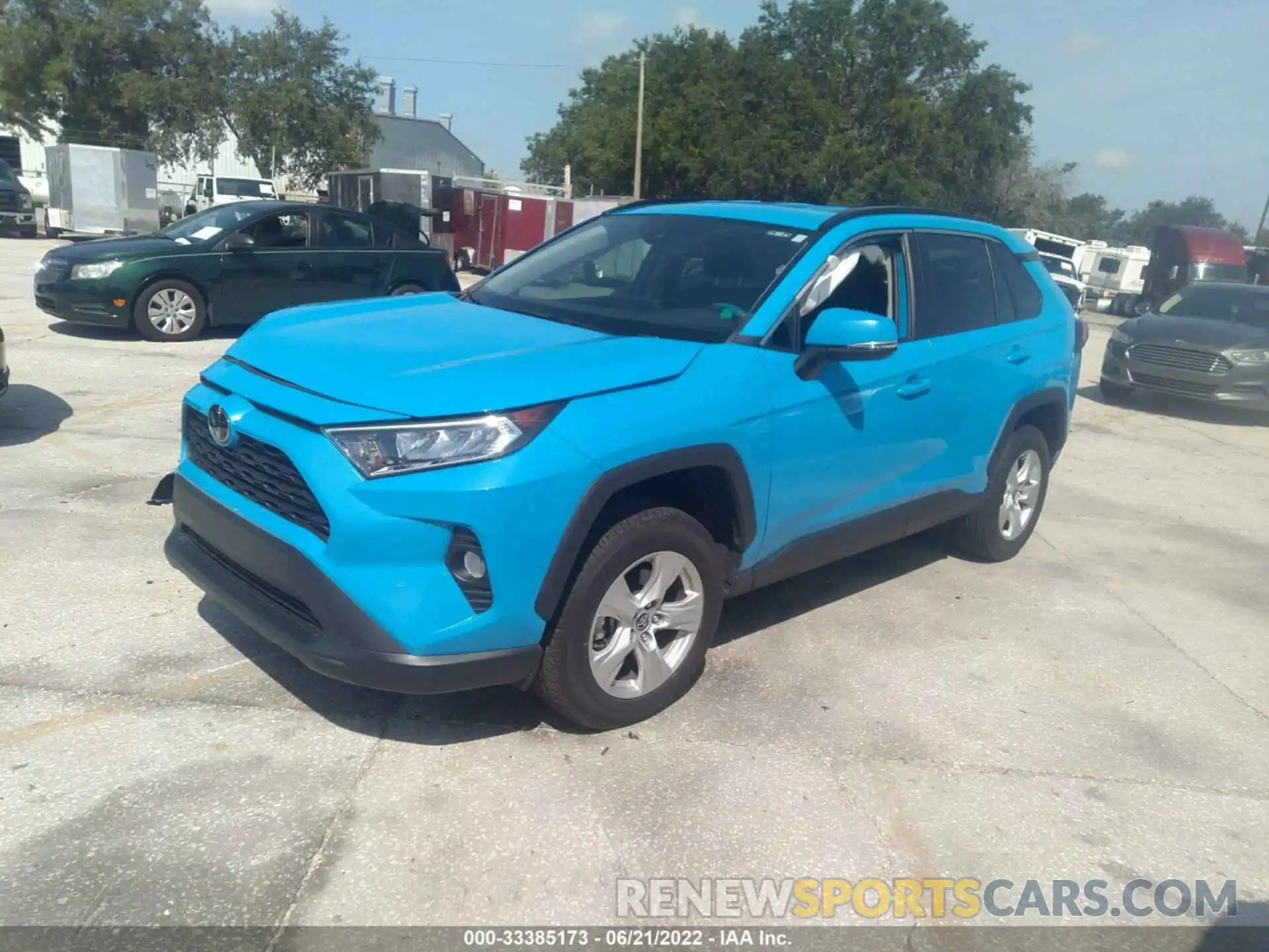 2 Photograph of a damaged car 2T3W1RFV3MW150085 TOYOTA RAV4 2021