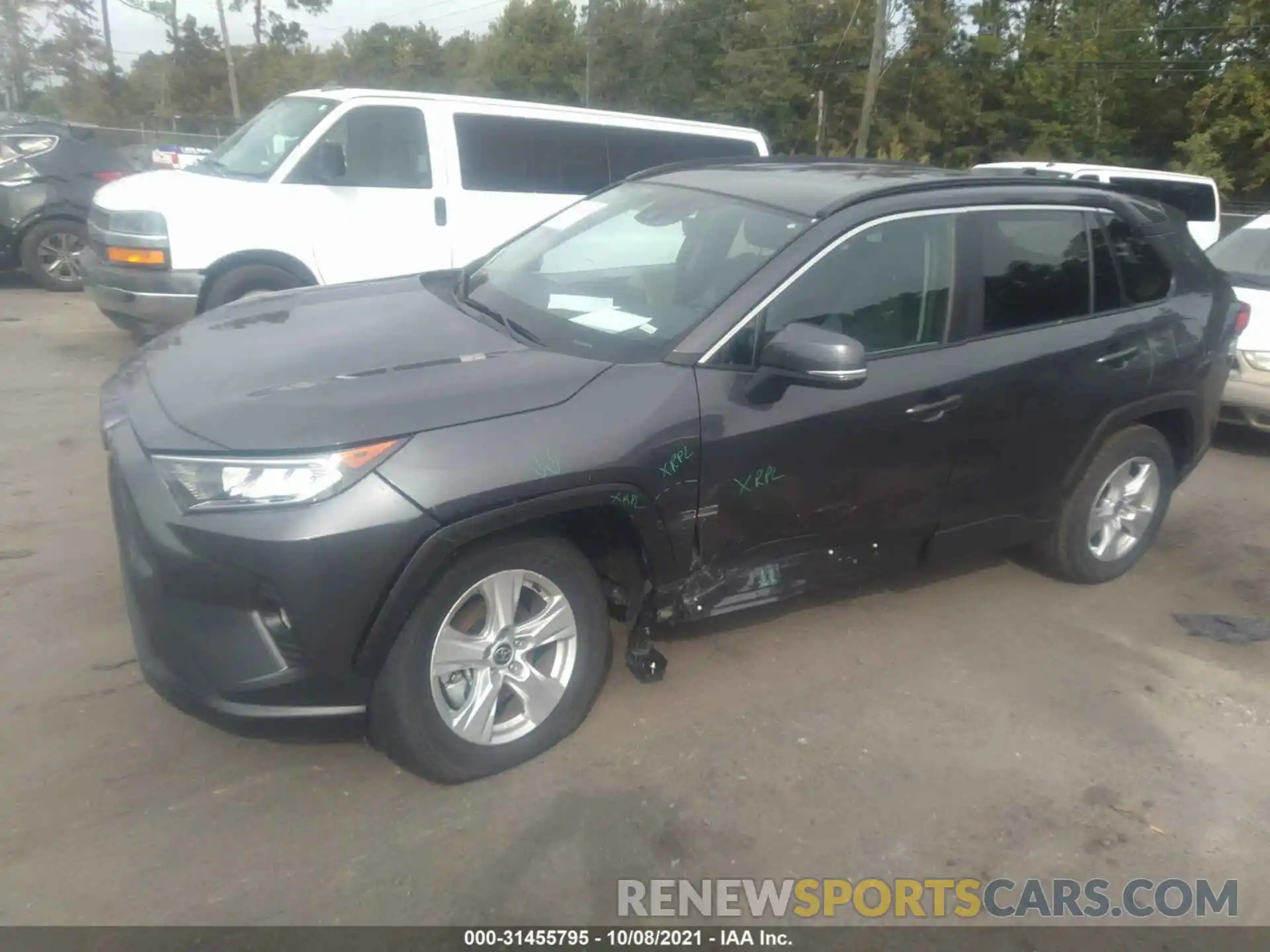 2 Photograph of a damaged car 2T3W1RFV3MW160583 TOYOTA RAV4 2021