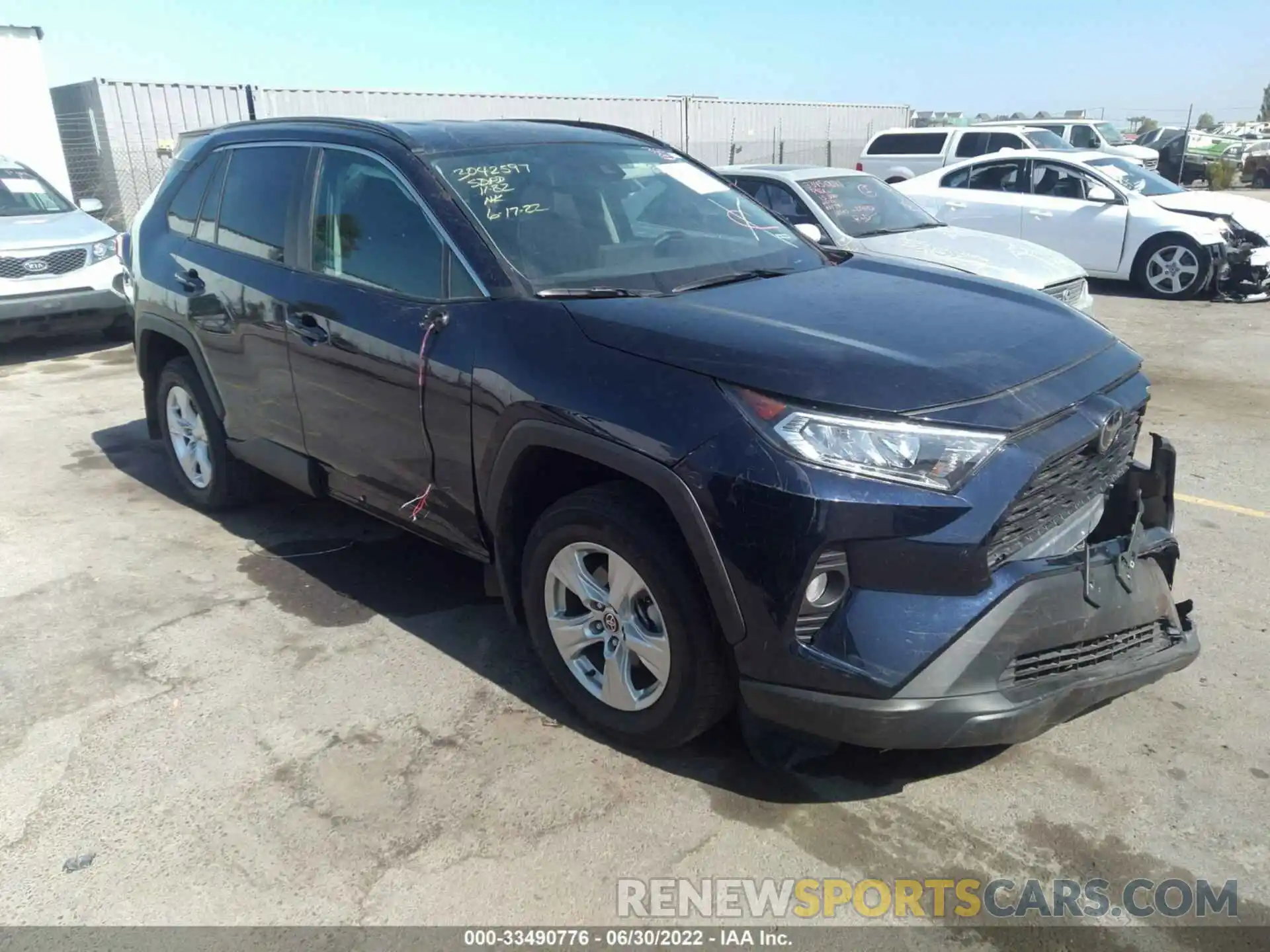 1 Фотография поврежденного автомобиля 2T3W1RFV3MW162964 TOYOTA RAV4 2021