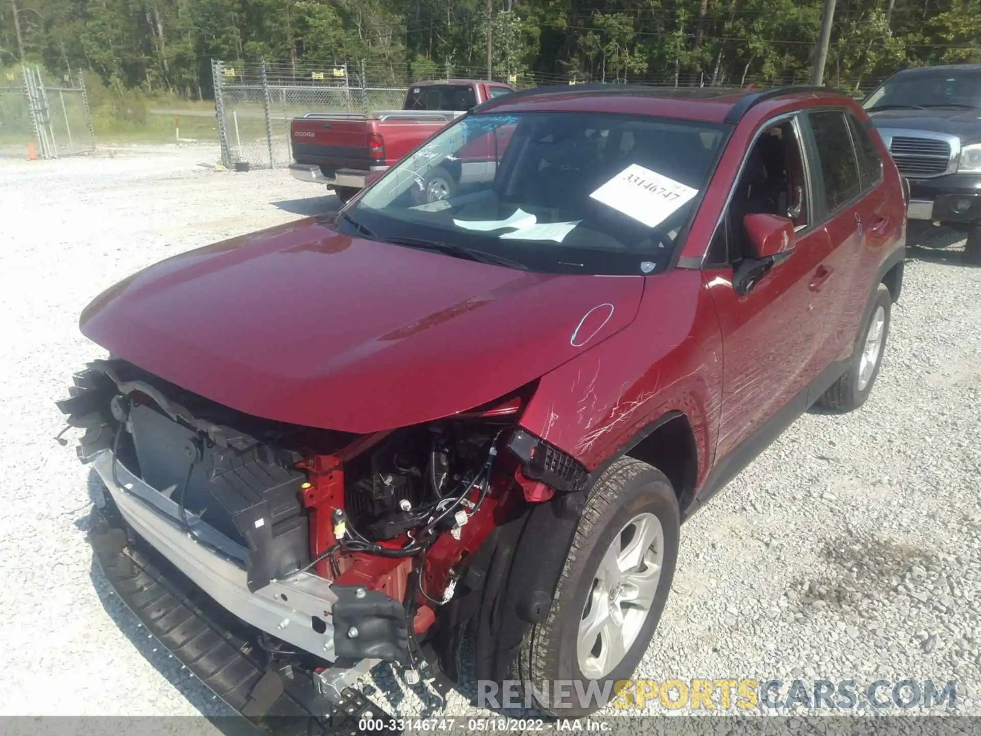 2 Photograph of a damaged car 2T3W1RFV3MW184463 TOYOTA RAV4 2021