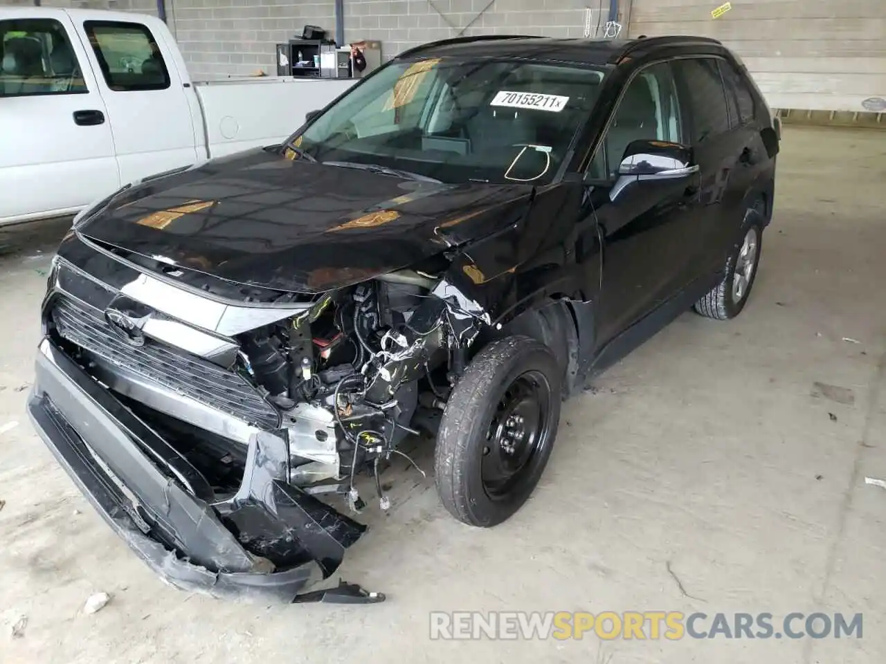 2 Photograph of a damaged car 2T3W1RFV4MC088648 TOYOTA RAV4 2021