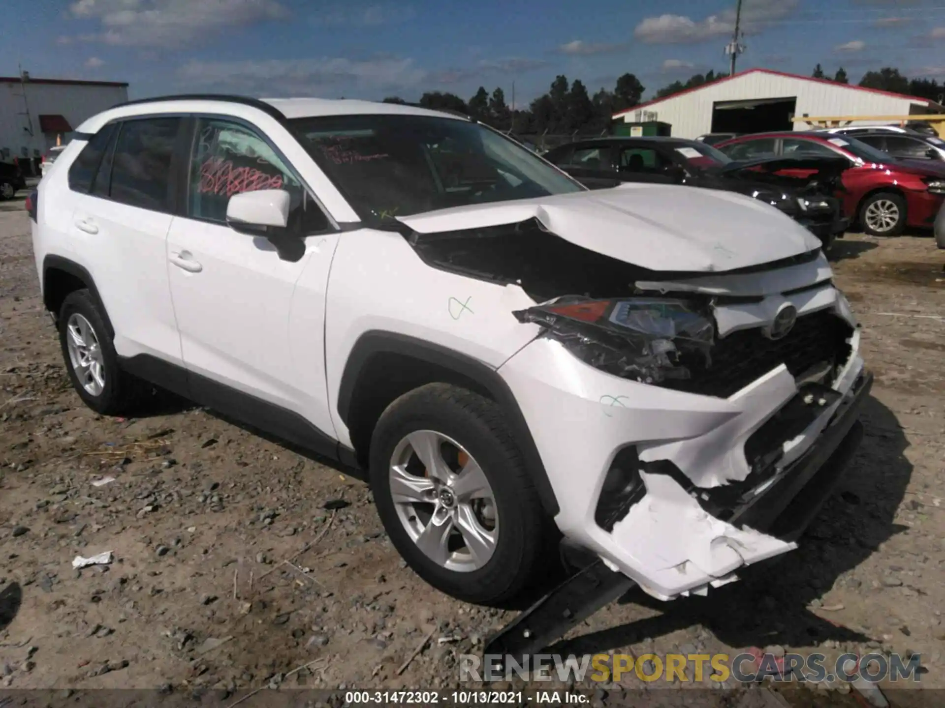 1 Photograph of a damaged car 2T3W1RFV4MC090416 TOYOTA RAV4 2021