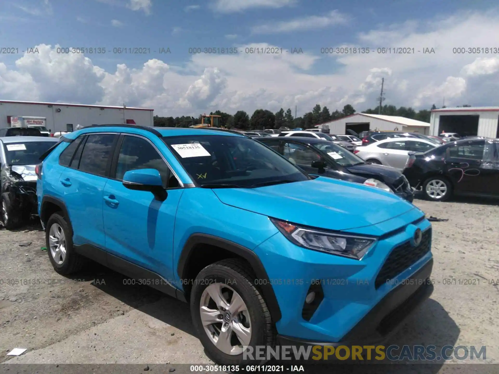 1 Photograph of a damaged car 2T3W1RFV4MC091520 TOYOTA RAV4 2021