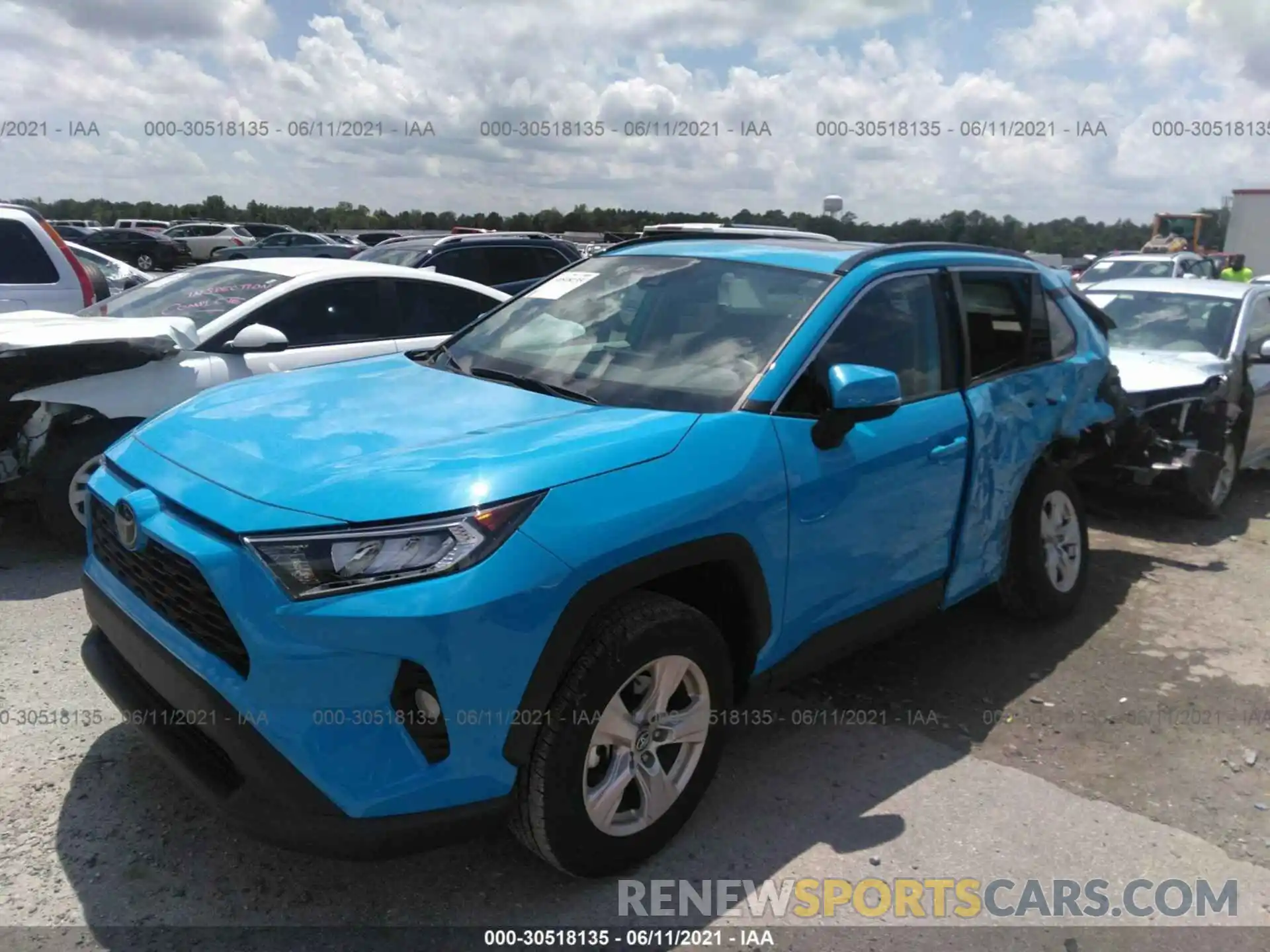 2 Photograph of a damaged car 2T3W1RFV4MC091520 TOYOTA RAV4 2021