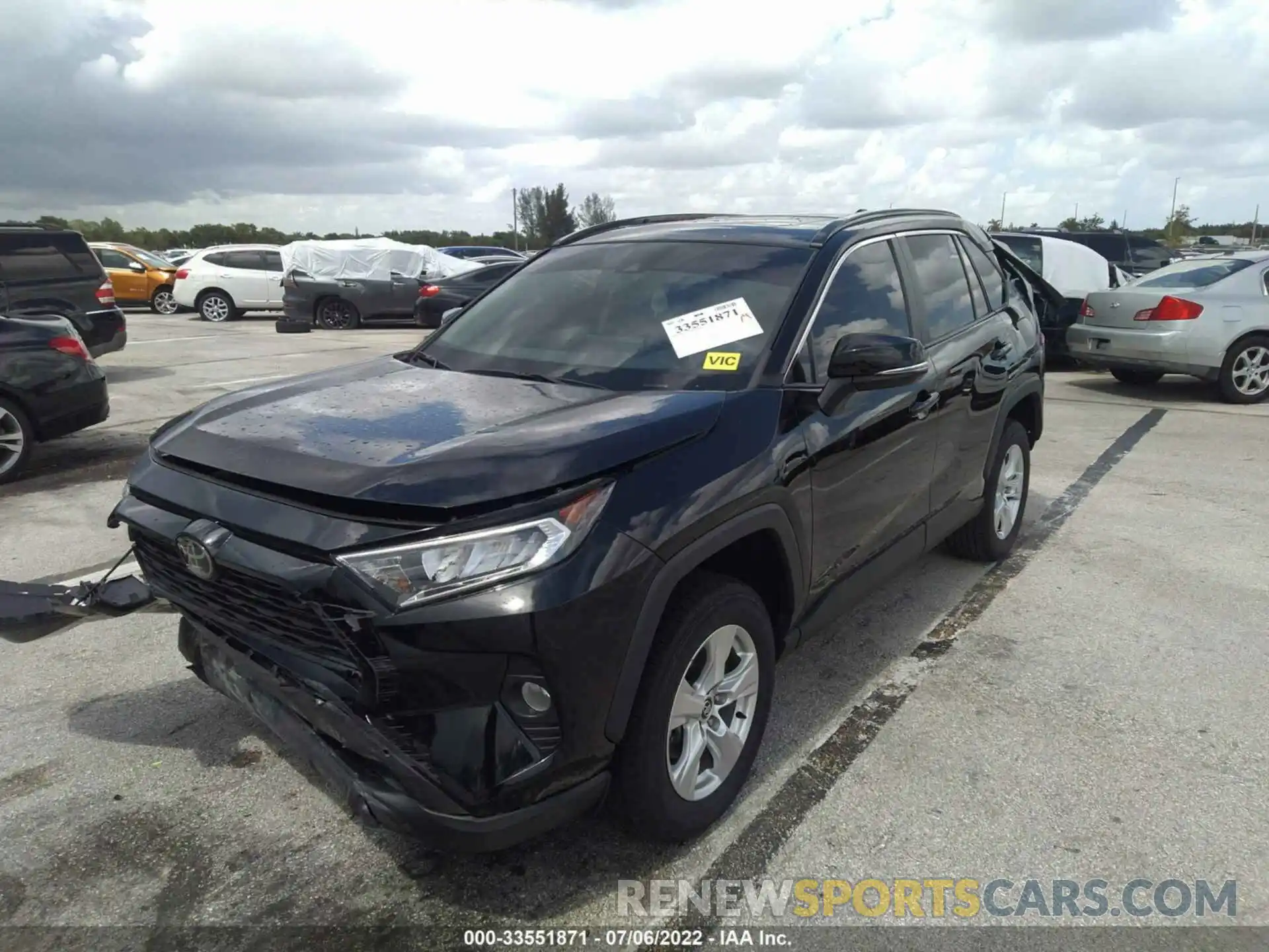 2 Фотография поврежденного автомобиля 2T3W1RFV4MC093669 TOYOTA RAV4 2021