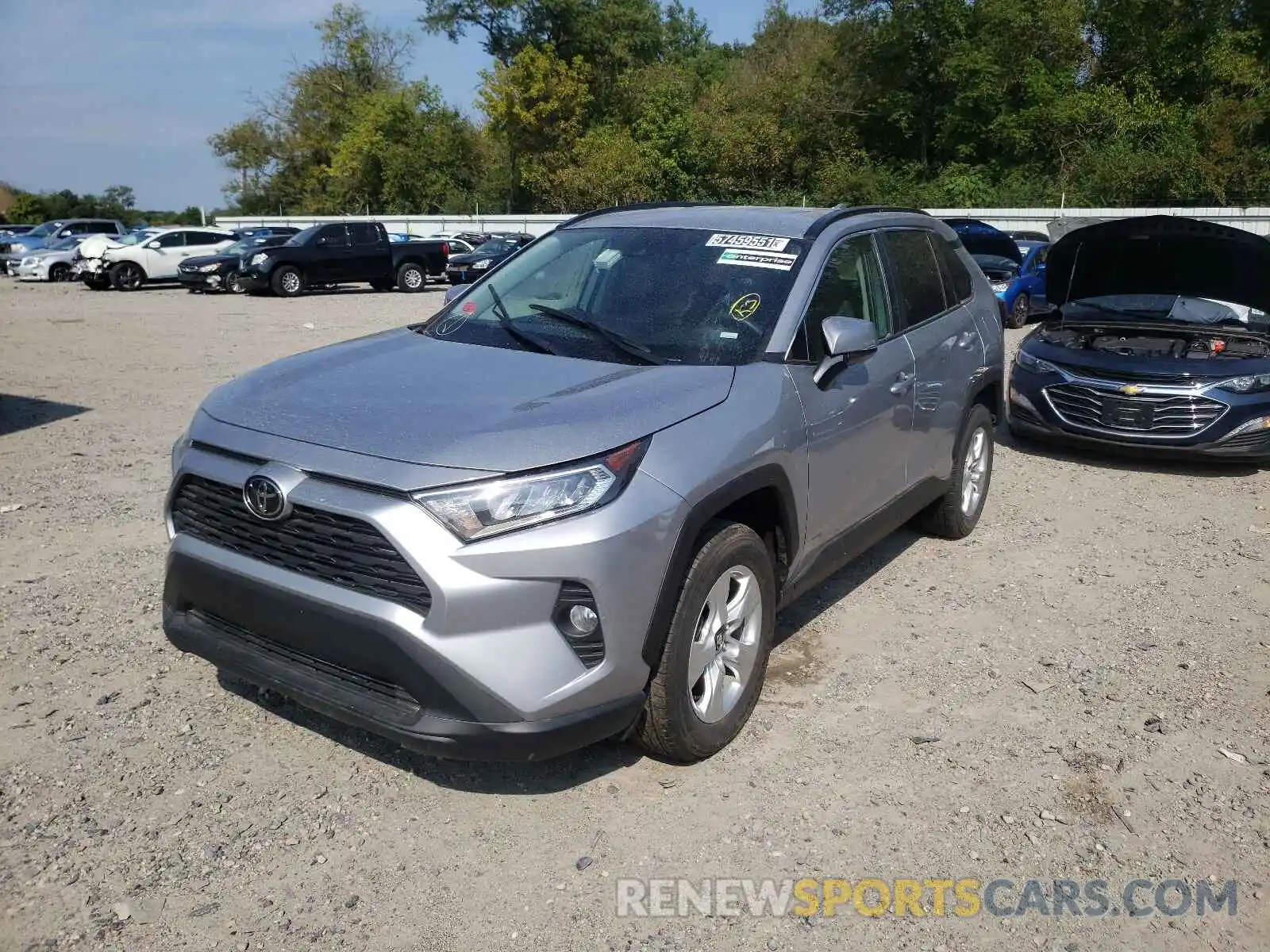 2 Photograph of a damaged car 2T3W1RFV4MC096460 TOYOTA RAV4 2021