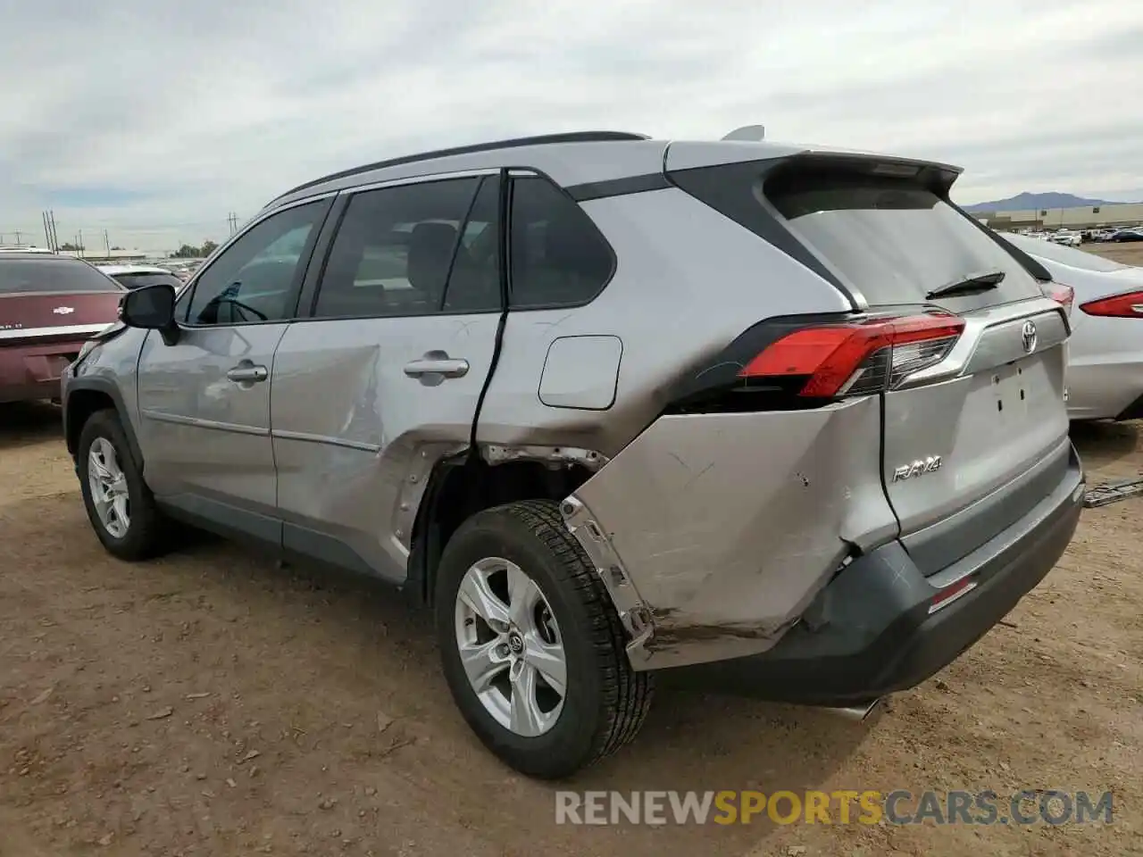 2 Photograph of a damaged car 2T3W1RFV4MC100202 TOYOTA RAV4 2021