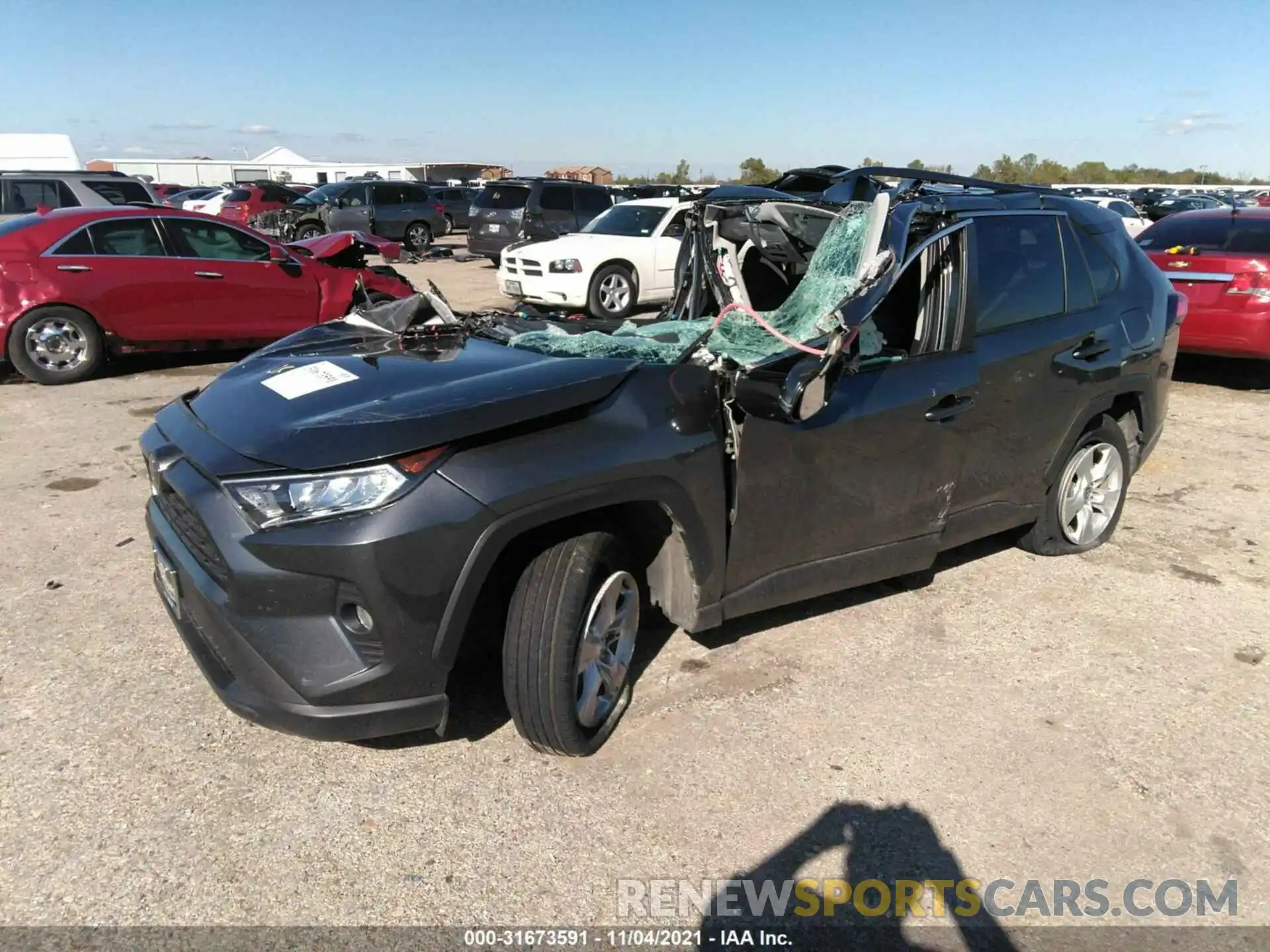 2 Фотография поврежденного автомобиля 2T3W1RFV4MC110762 TOYOTA RAV4 2021