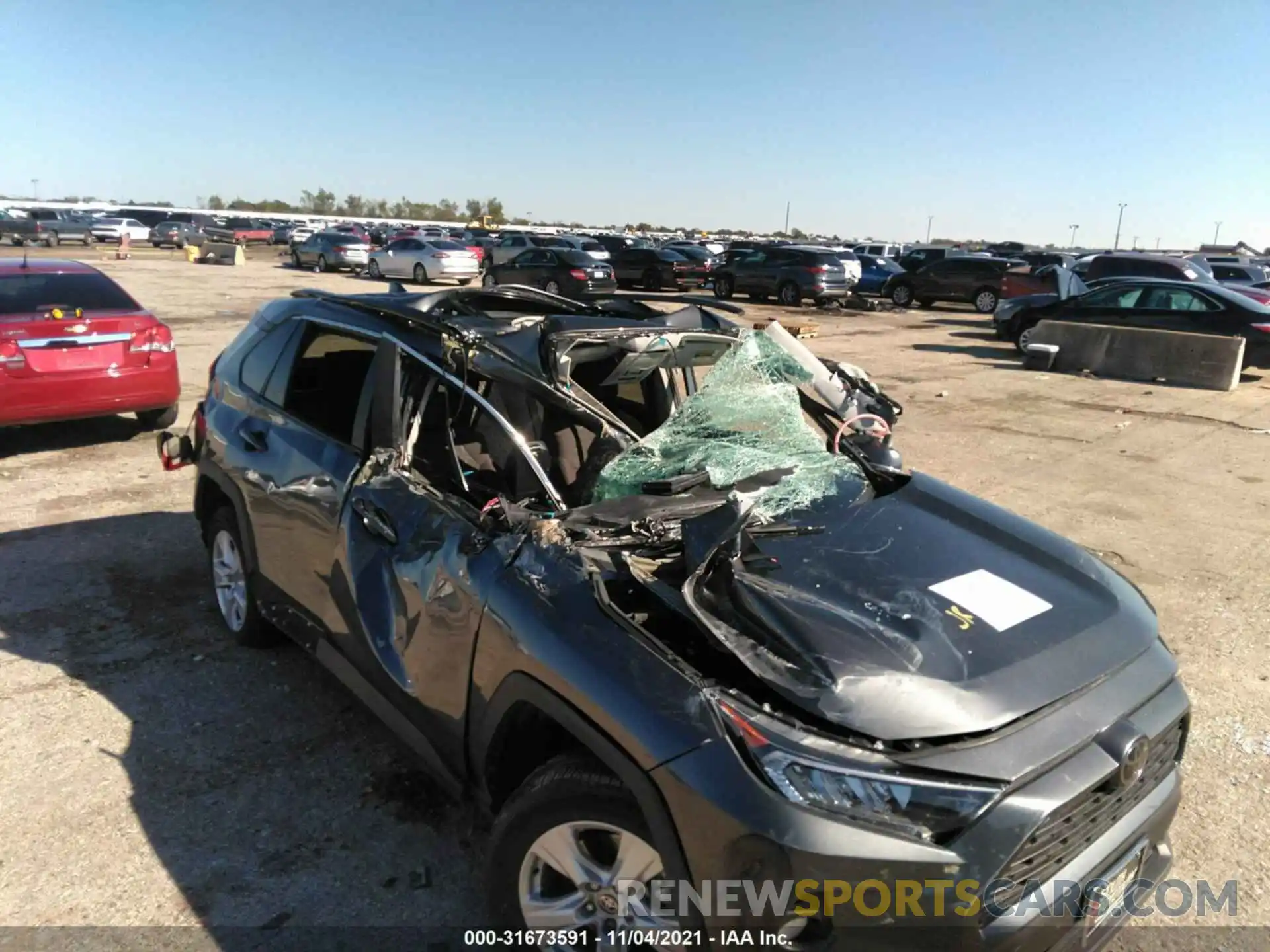 6 Photograph of a damaged car 2T3W1RFV4MC110762 TOYOTA RAV4 2021