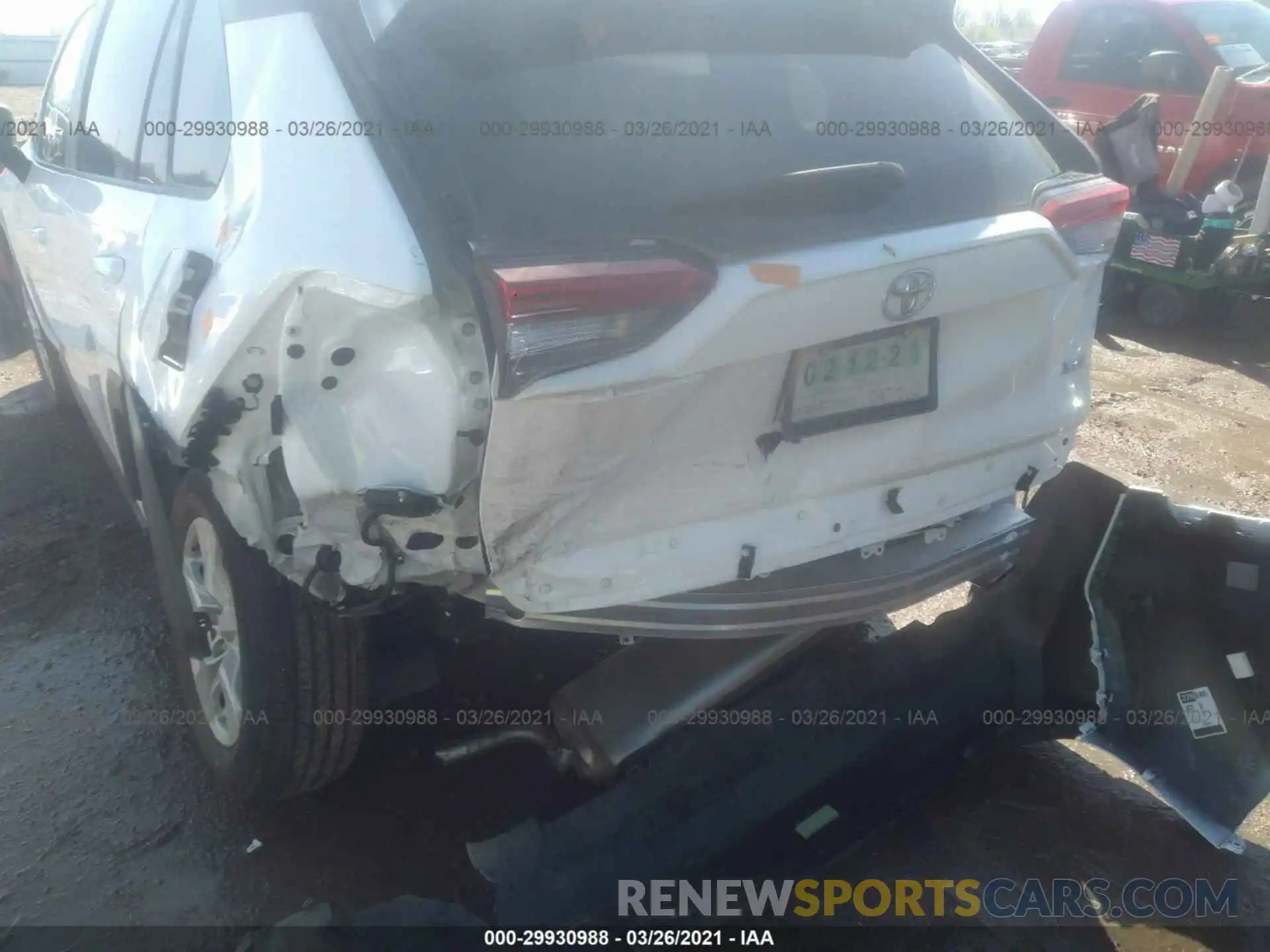 6 Photograph of a damaged car 2T3W1RFV4MC114245 TOYOTA RAV4 2021