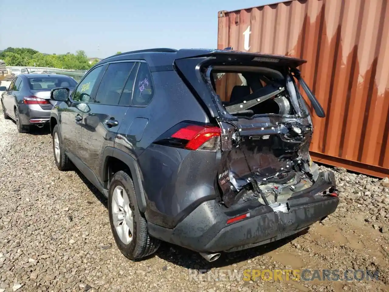 3 Фотография поврежденного автомобиля 2T3W1RFV4MC114441 TOYOTA RAV4 2021