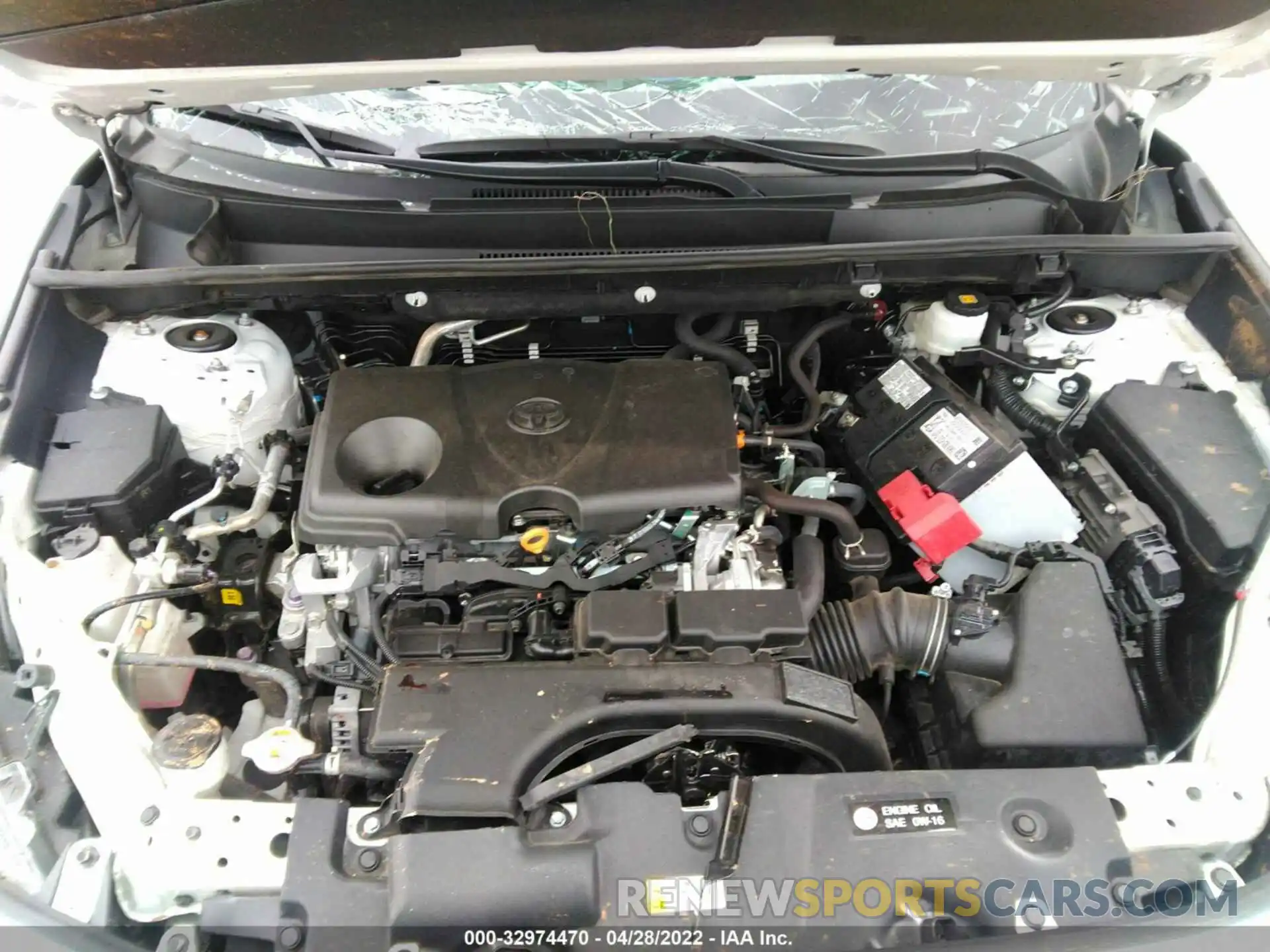 10 Фотография поврежденного автомобиля 2T3W1RFV4MC124757 TOYOTA RAV4 2021