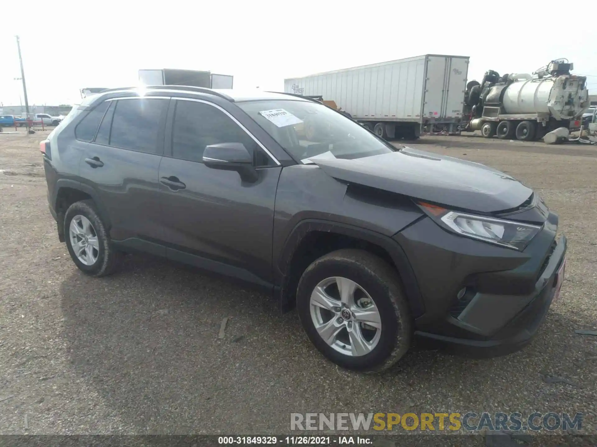 1 Photograph of a damaged car 2T3W1RFV4MC133717 TOYOTA RAV4 2021