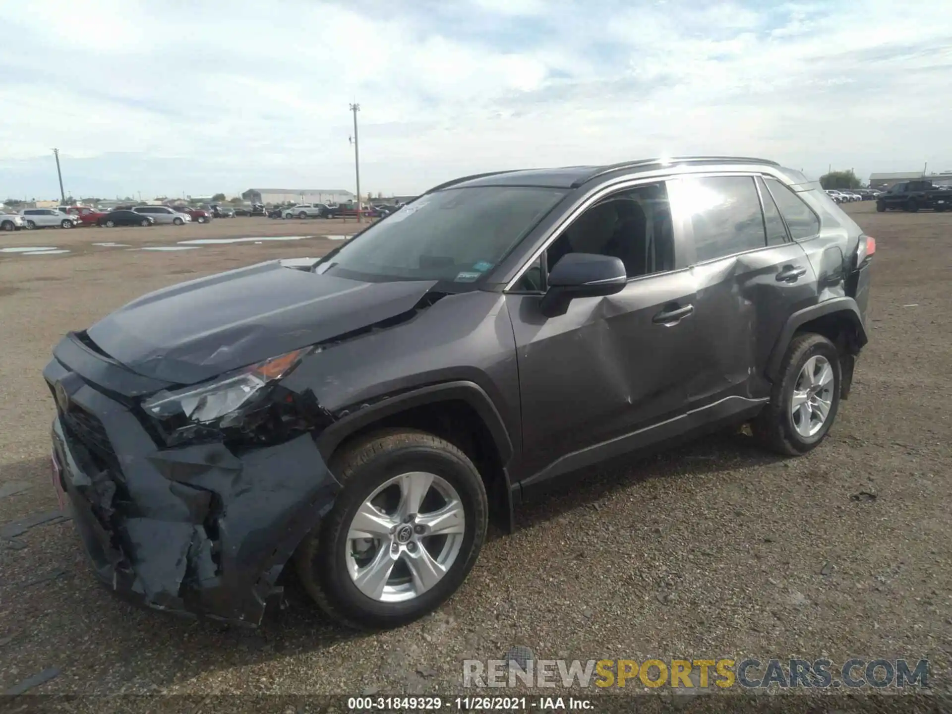 2 Photograph of a damaged car 2T3W1RFV4MC133717 TOYOTA RAV4 2021