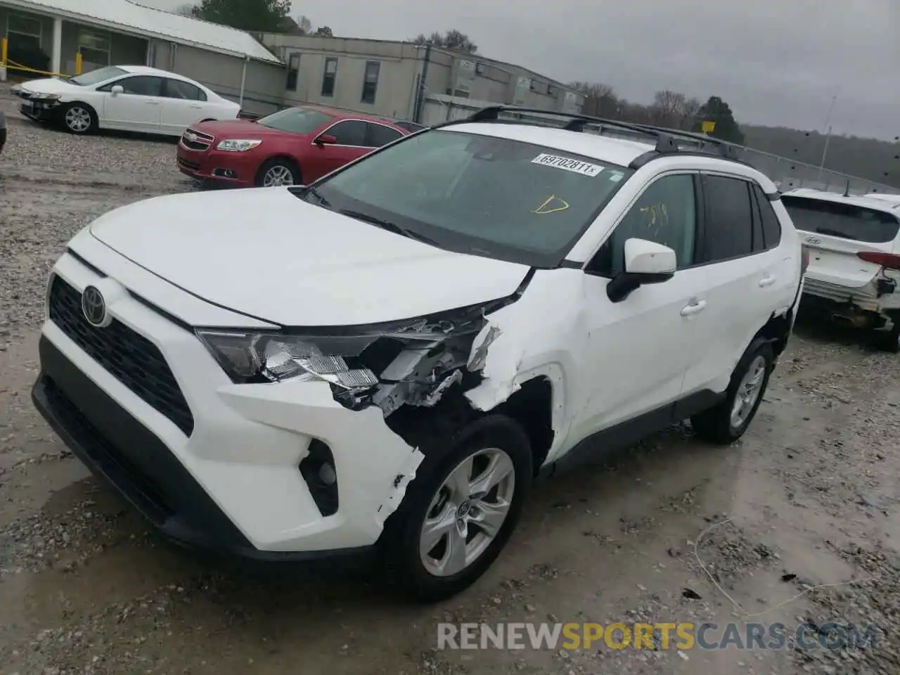 2 Photograph of a damaged car 2T3W1RFV4MC145768 TOYOTA RAV4 2021