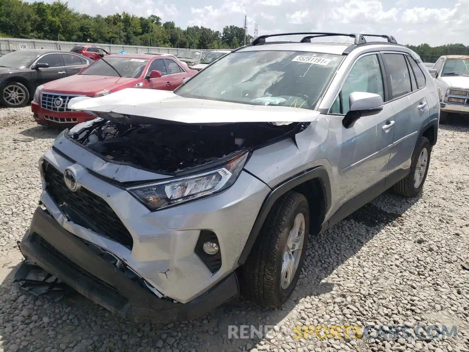 2 Фотография поврежденного автомобиля 2T3W1RFV4MC146614 TOYOTA RAV4 2021