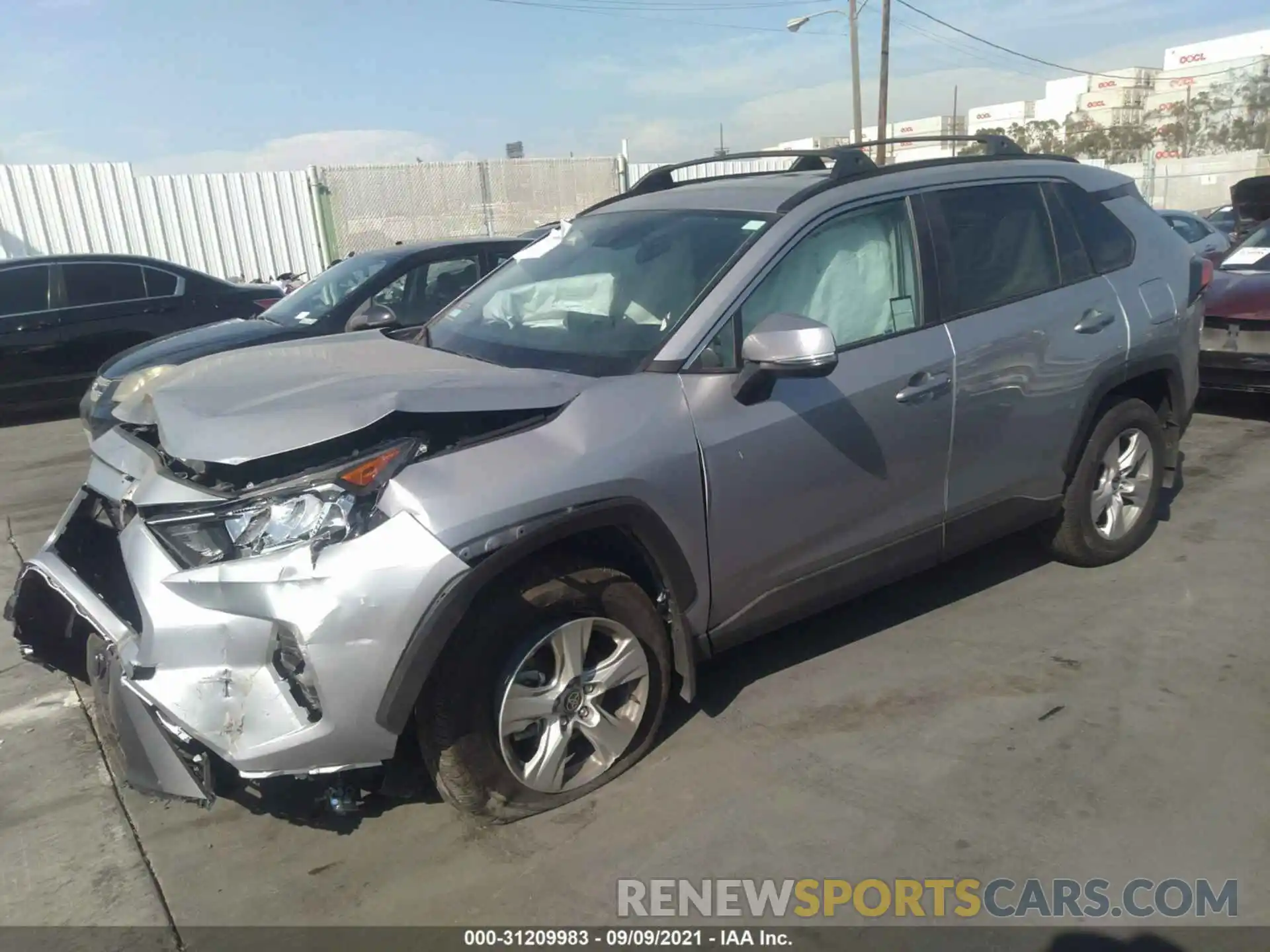 2 Photograph of a damaged car 2T3W1RFV4MC151845 TOYOTA RAV4 2021