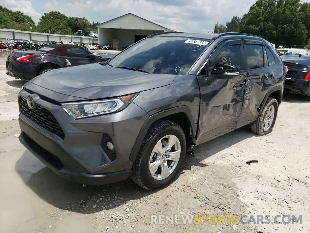 2 Photograph of a damaged car 2T3W1RFV4MC158312 TOYOTA RAV4 2021