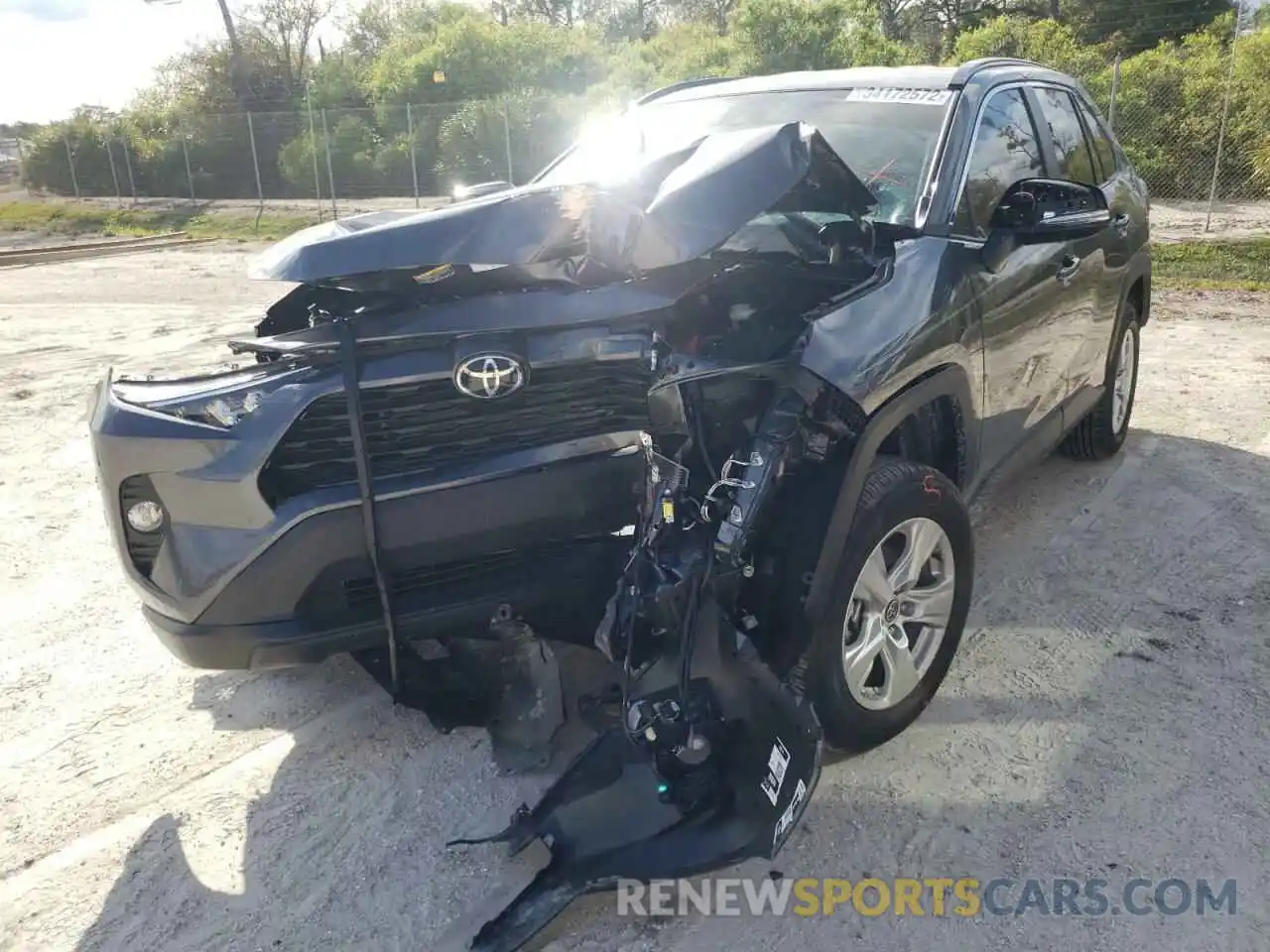 2 Photograph of a damaged car 2T3W1RFV4MC171898 TOYOTA RAV4 2021