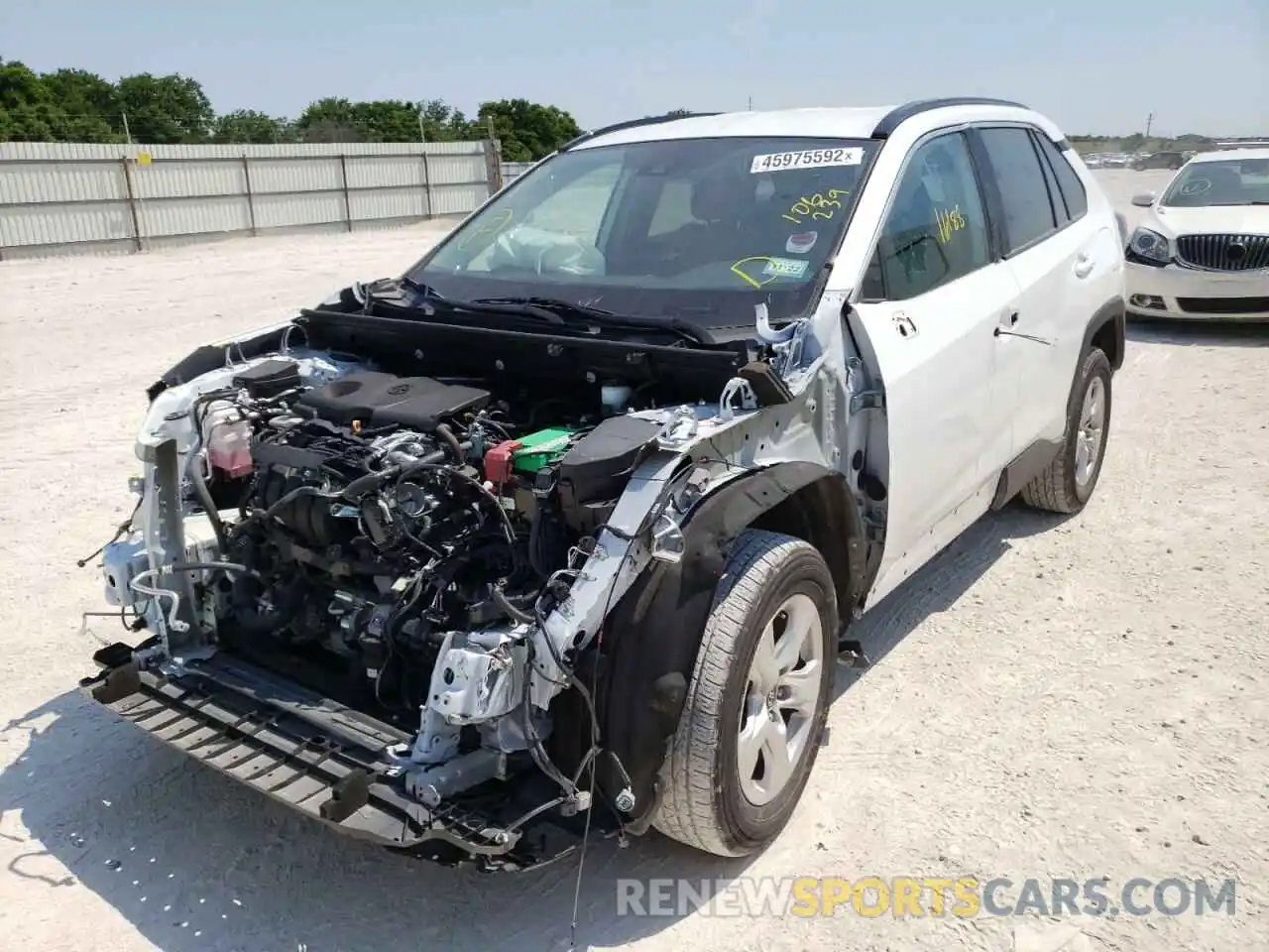 2 Photograph of a damaged car 2T3W1RFV4MW106239 TOYOTA RAV4 2021