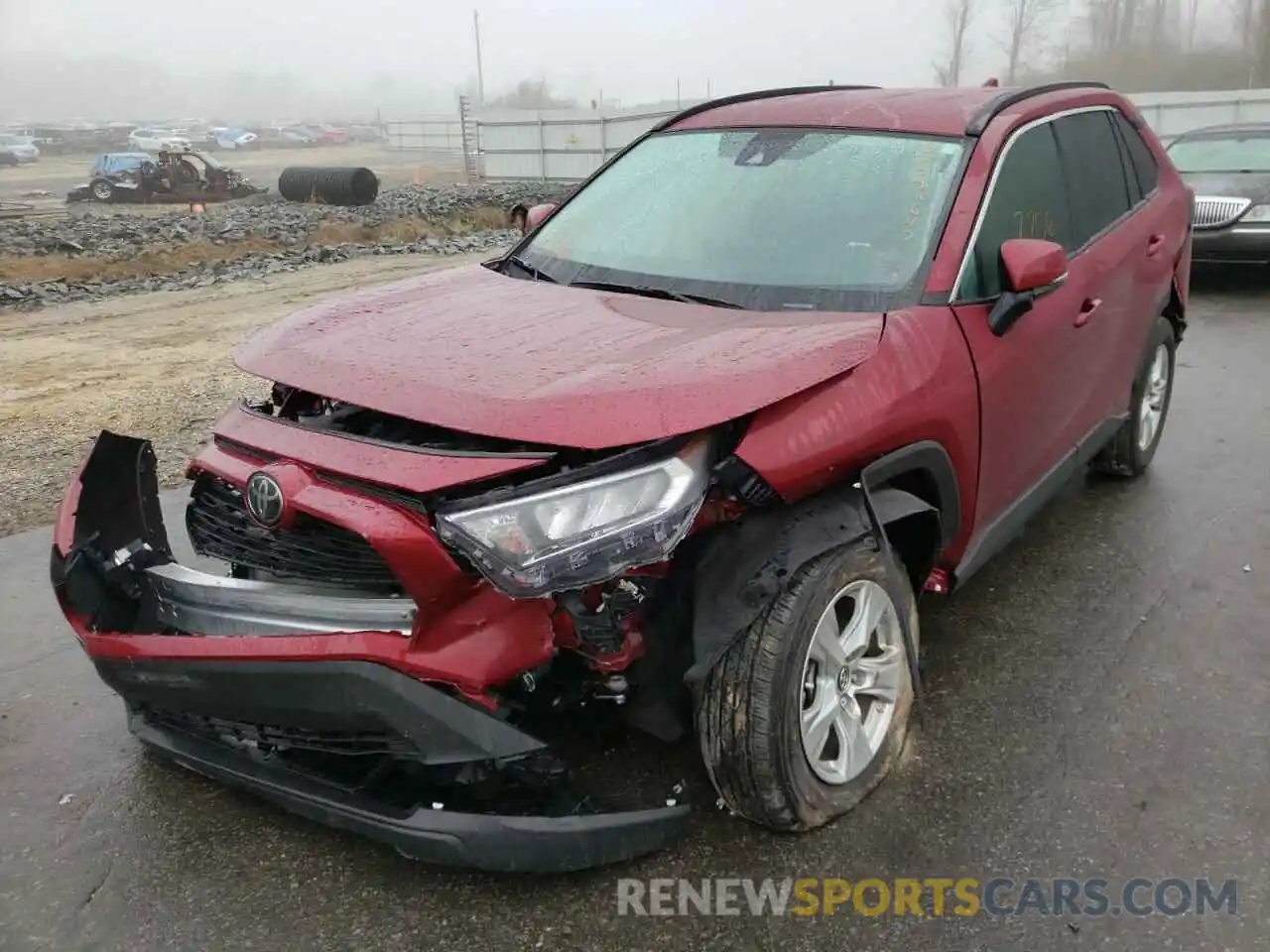 2 Photograph of a damaged car 2T3W1RFV4MW107164 TOYOTA RAV4 2021