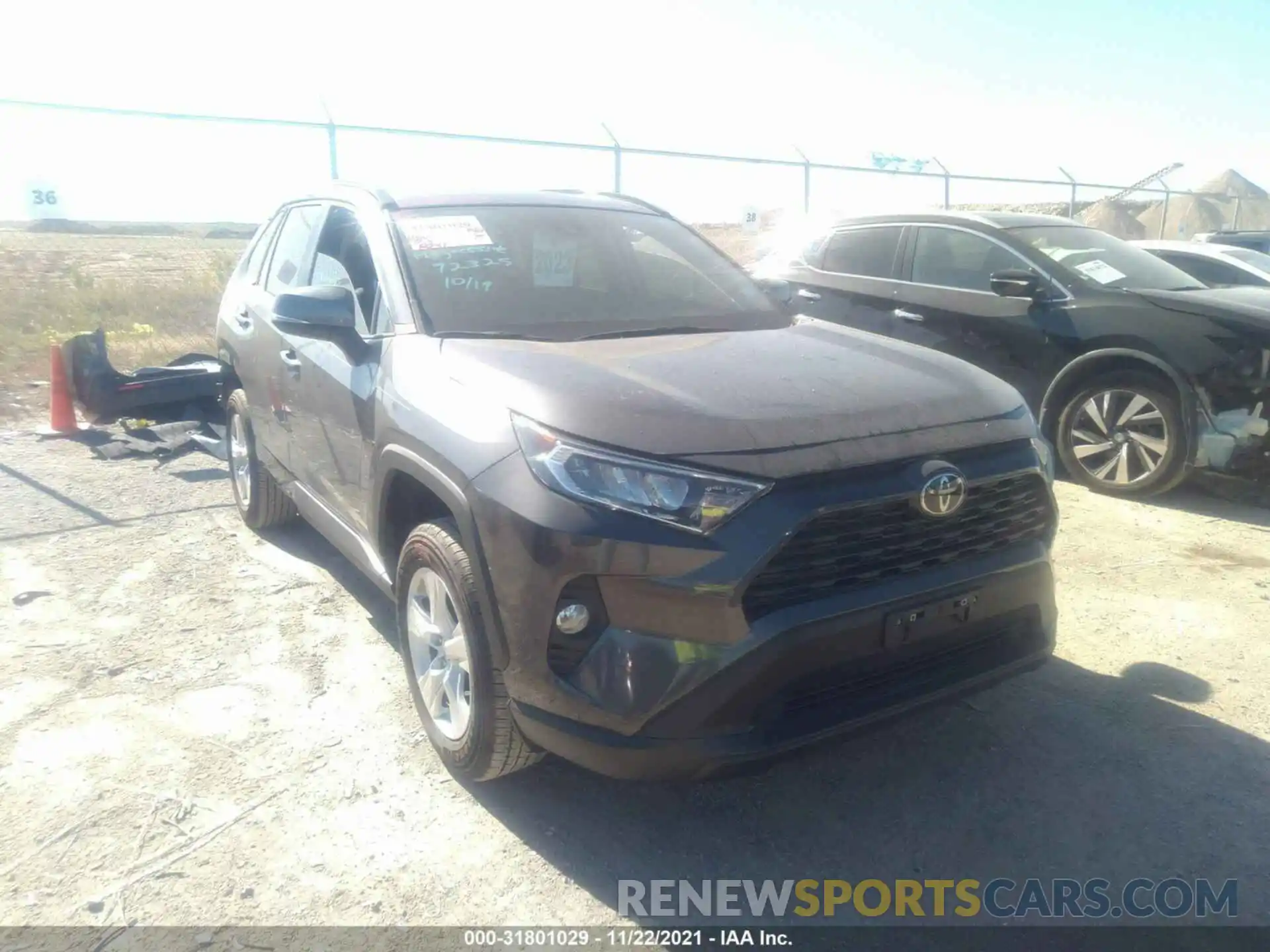 1 Photograph of a damaged car 2T3W1RFV4MW108878 TOYOTA RAV4 2021