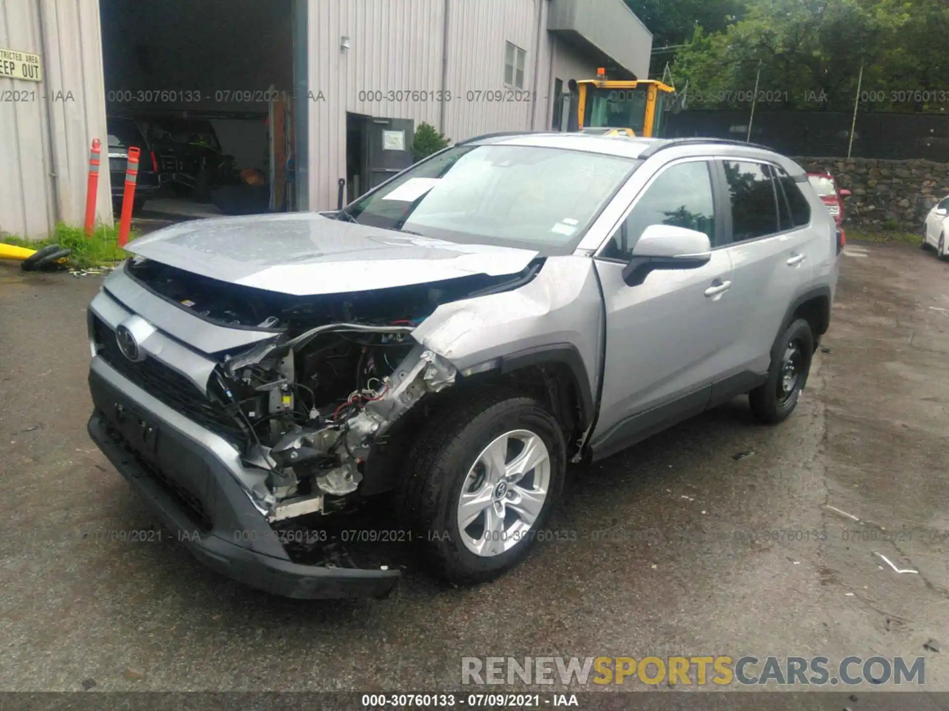 2 Photograph of a damaged car 2T3W1RFV4MW112185 TOYOTA RAV4 2021