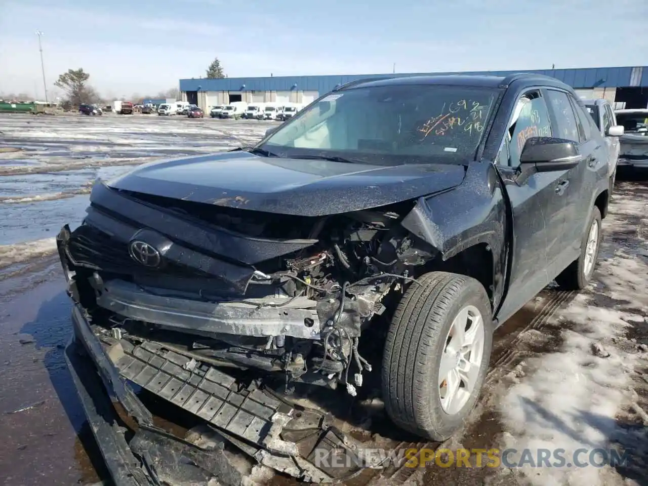 2 Photograph of a damaged car 2T3W1RFV4MW118455 TOYOTA RAV4 2021