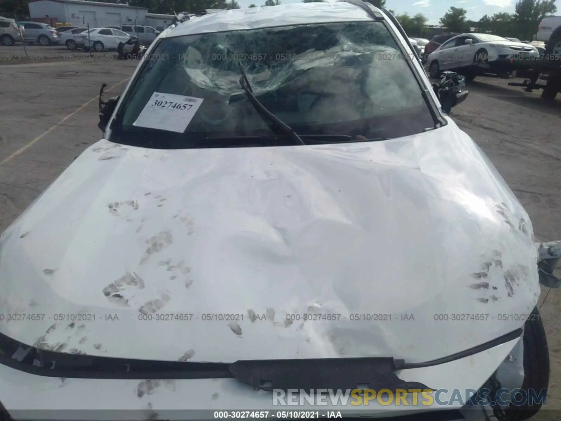 10 Photograph of a damaged car 2T3W1RFV4MW133862 TOYOTA RAV4 2021