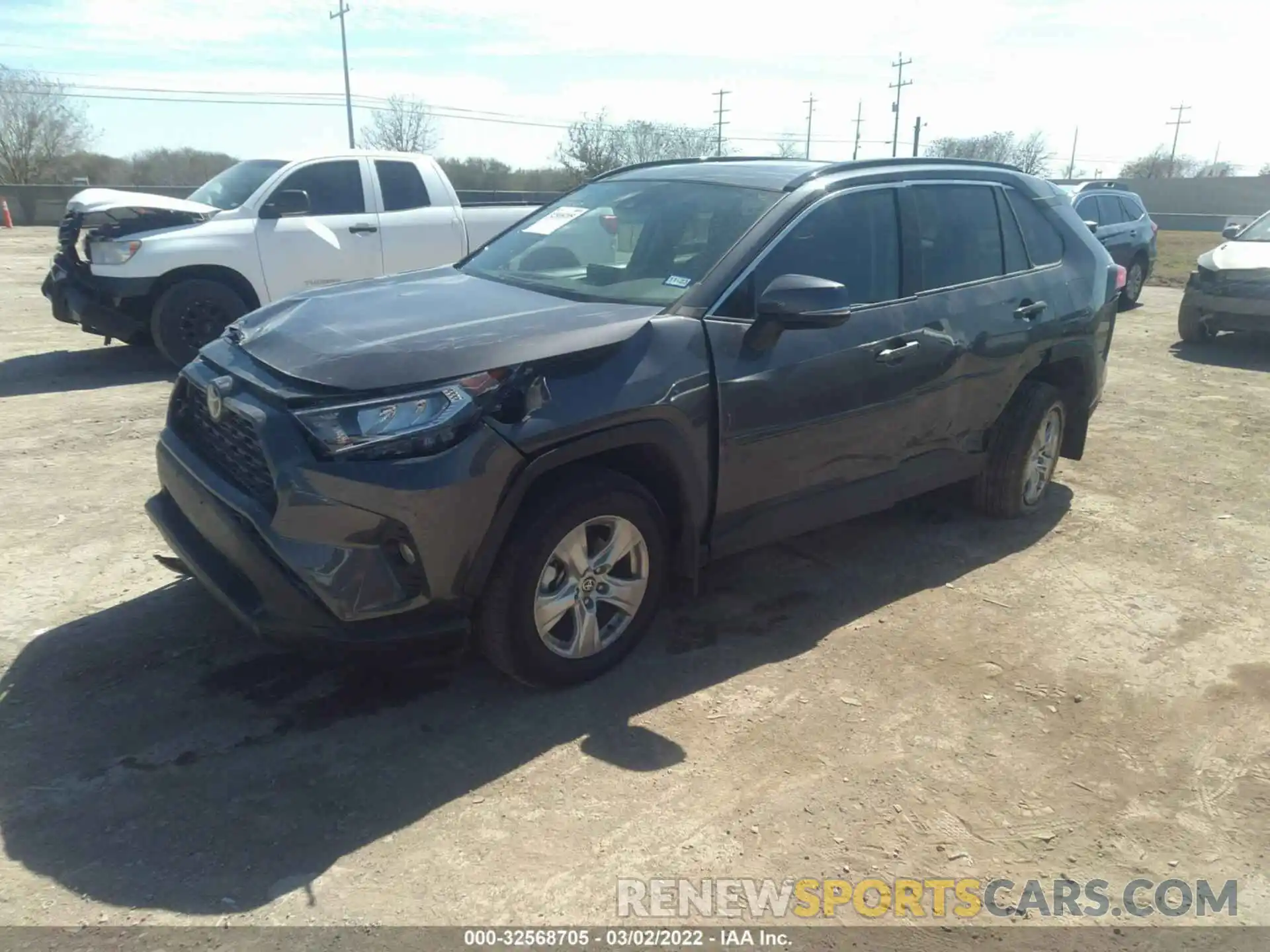 2 Photograph of a damaged car 2T3W1RFV4MW176226 TOYOTA RAV4 2021