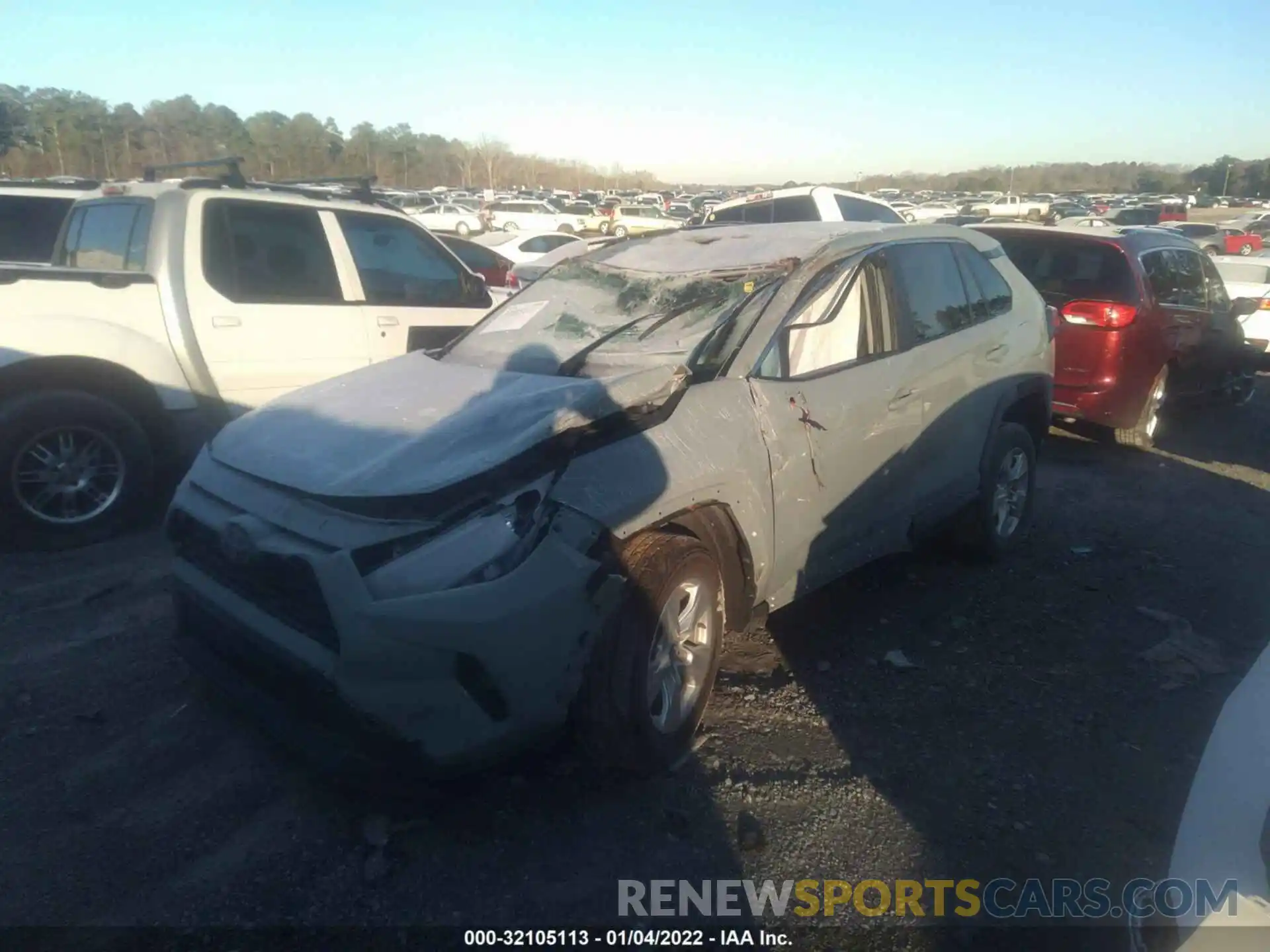 2 Photograph of a damaged car 2T3W1RFV5MC089307 TOYOTA RAV4 2021