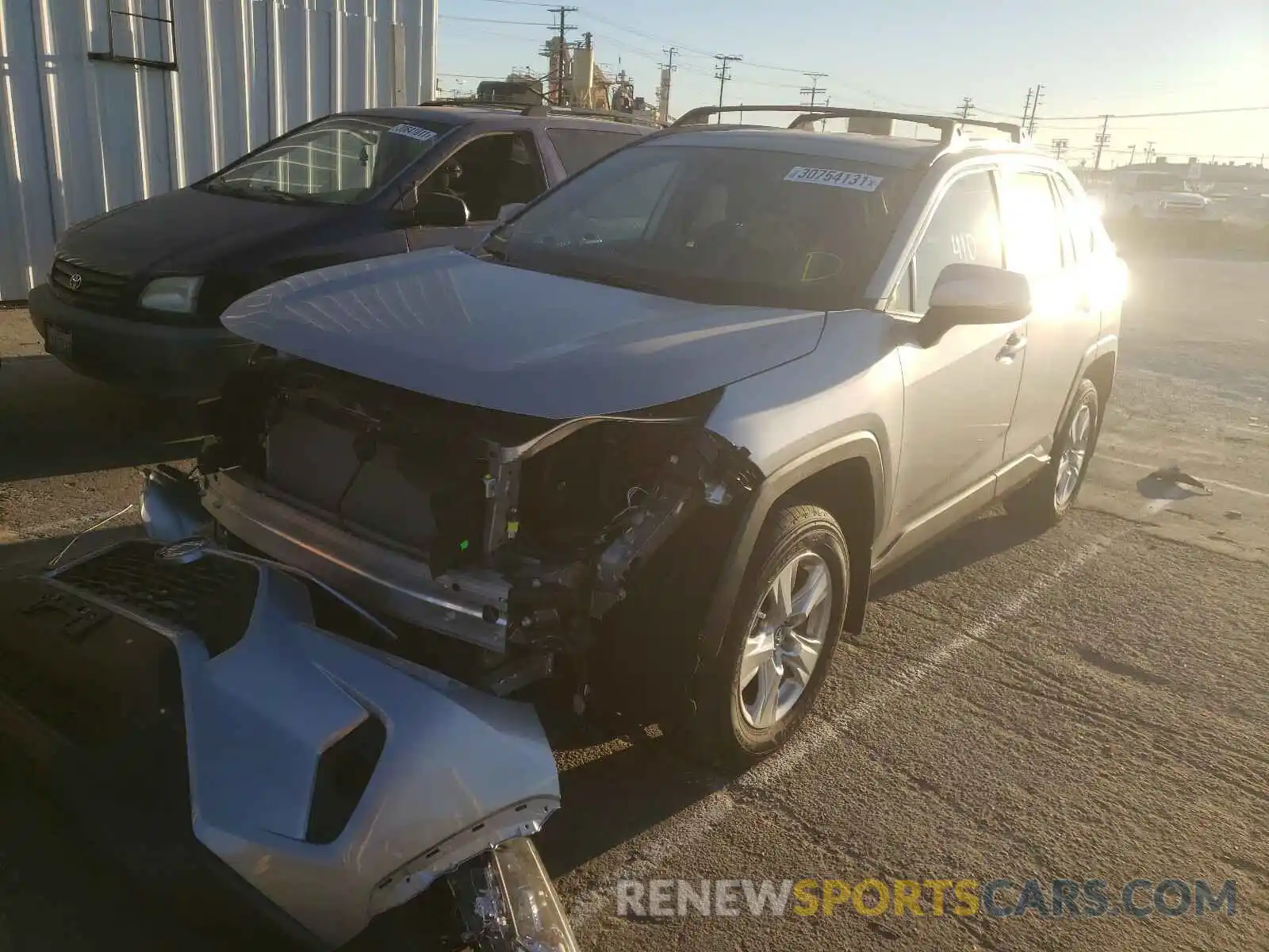 2 Photograph of a damaged car 2T3W1RFV5MC089775 TOYOTA RAV4 2021