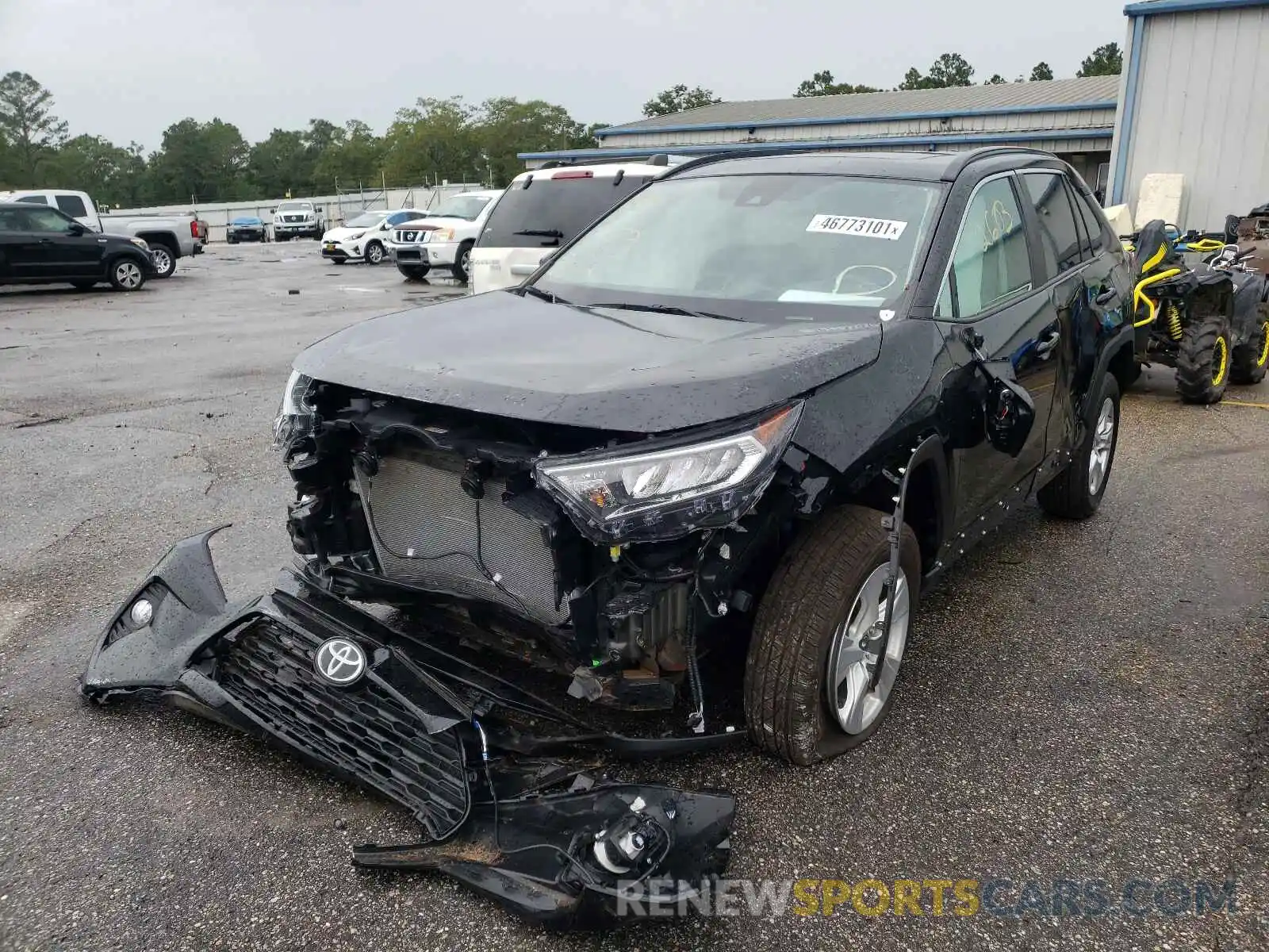 2 Photograph of a damaged car 2T3W1RFV5MC094927 TOYOTA RAV4 2021