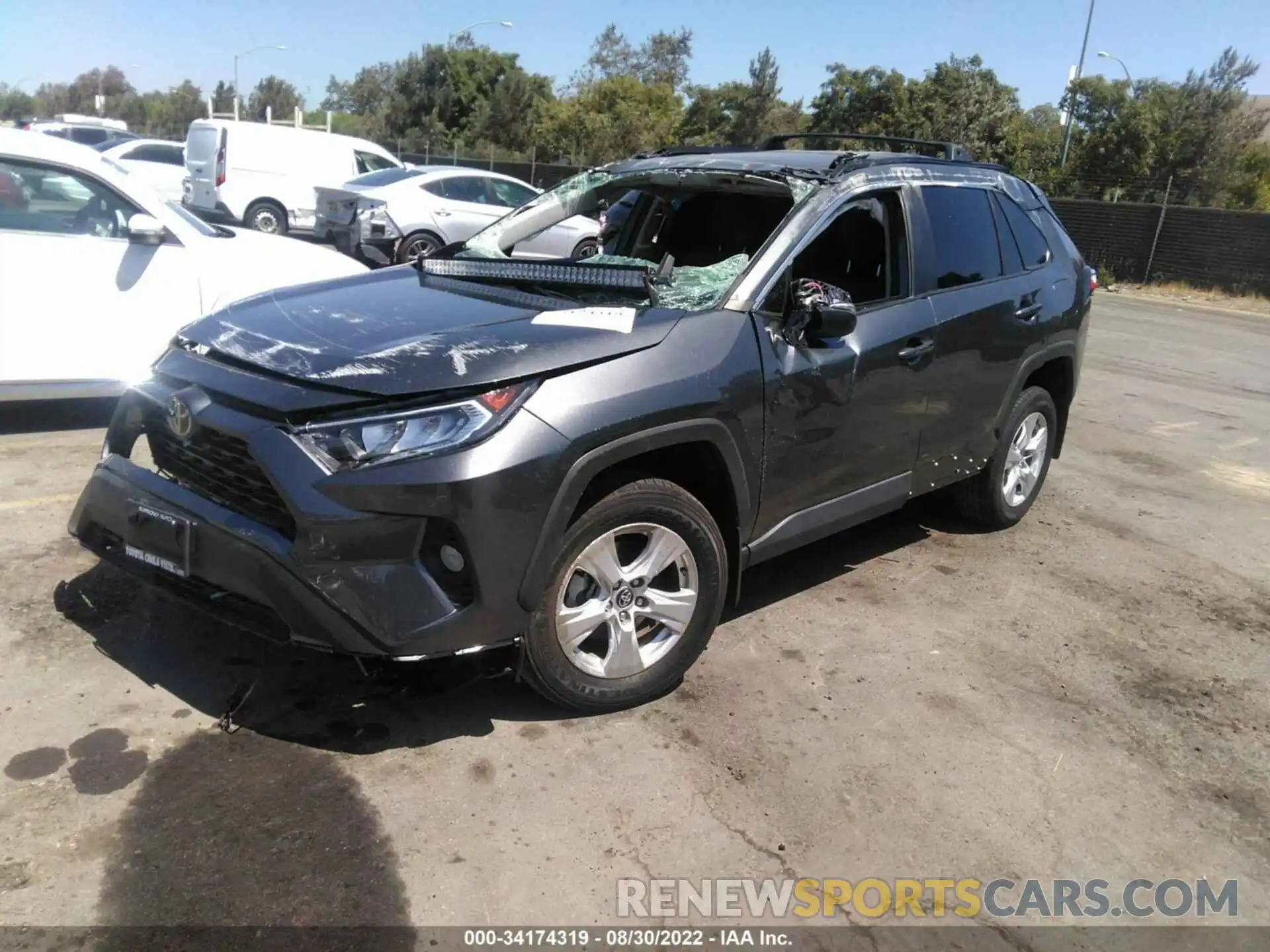 2 Photograph of a damaged car 2T3W1RFV5MC095530 TOYOTA RAV4 2021