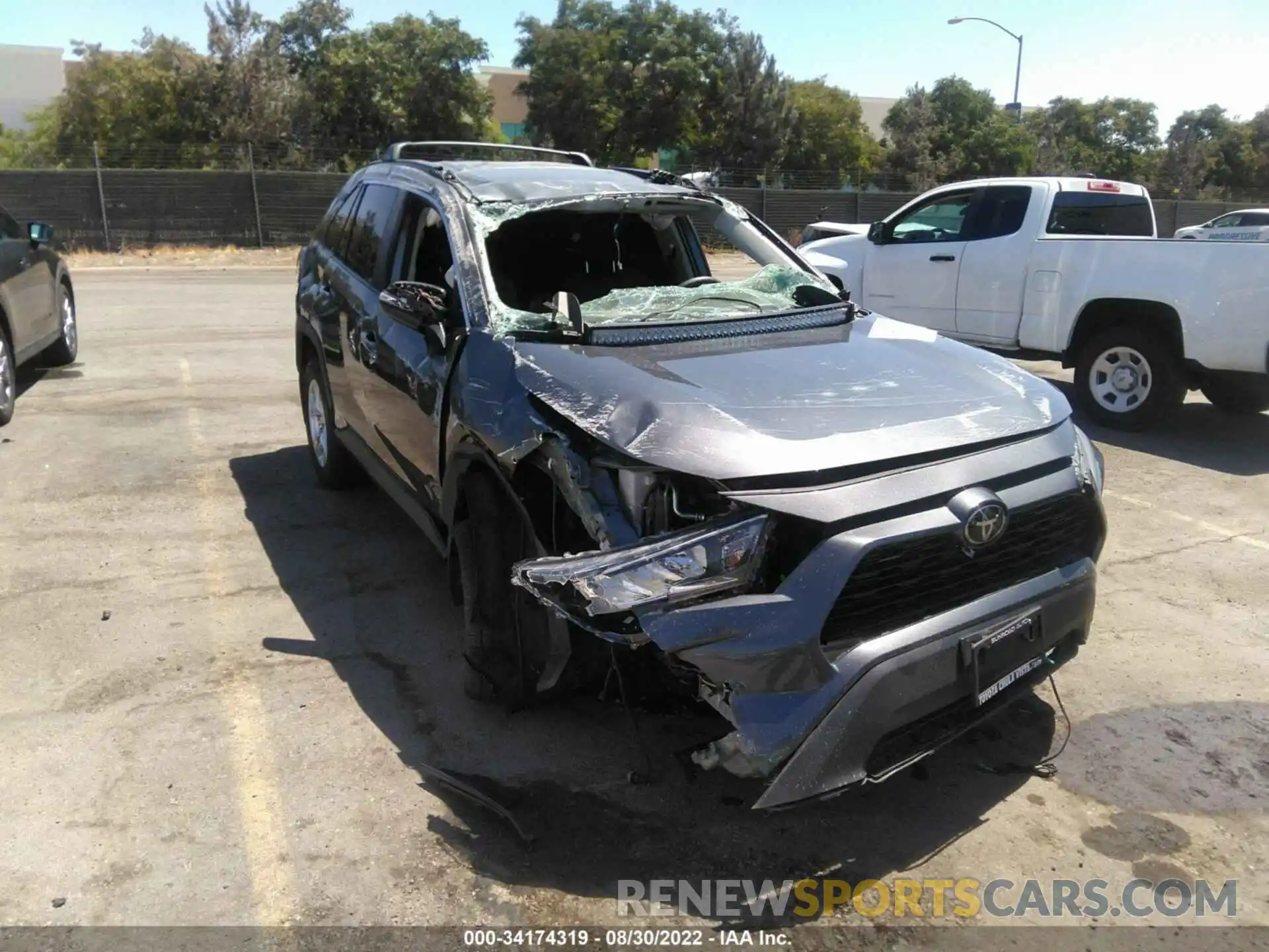 6 Photograph of a damaged car 2T3W1RFV5MC095530 TOYOTA RAV4 2021