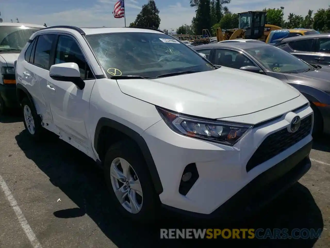 1 Photograph of a damaged car 2T3W1RFV5MC096905 TOYOTA RAV4 2021