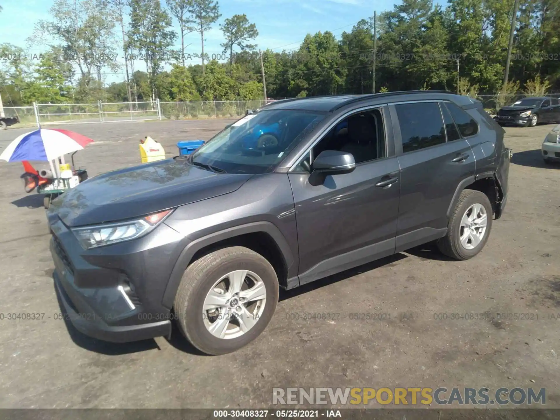 2 Photograph of a damaged car 2T3W1RFV5MC099514 TOYOTA RAV4 2021