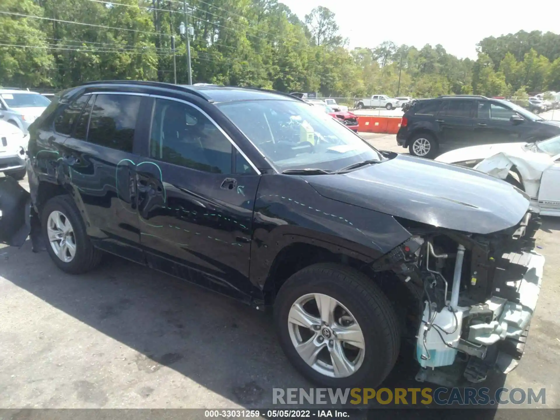 1 Photograph of a damaged car 2T3W1RFV5MC100838 TOYOTA RAV4 2021