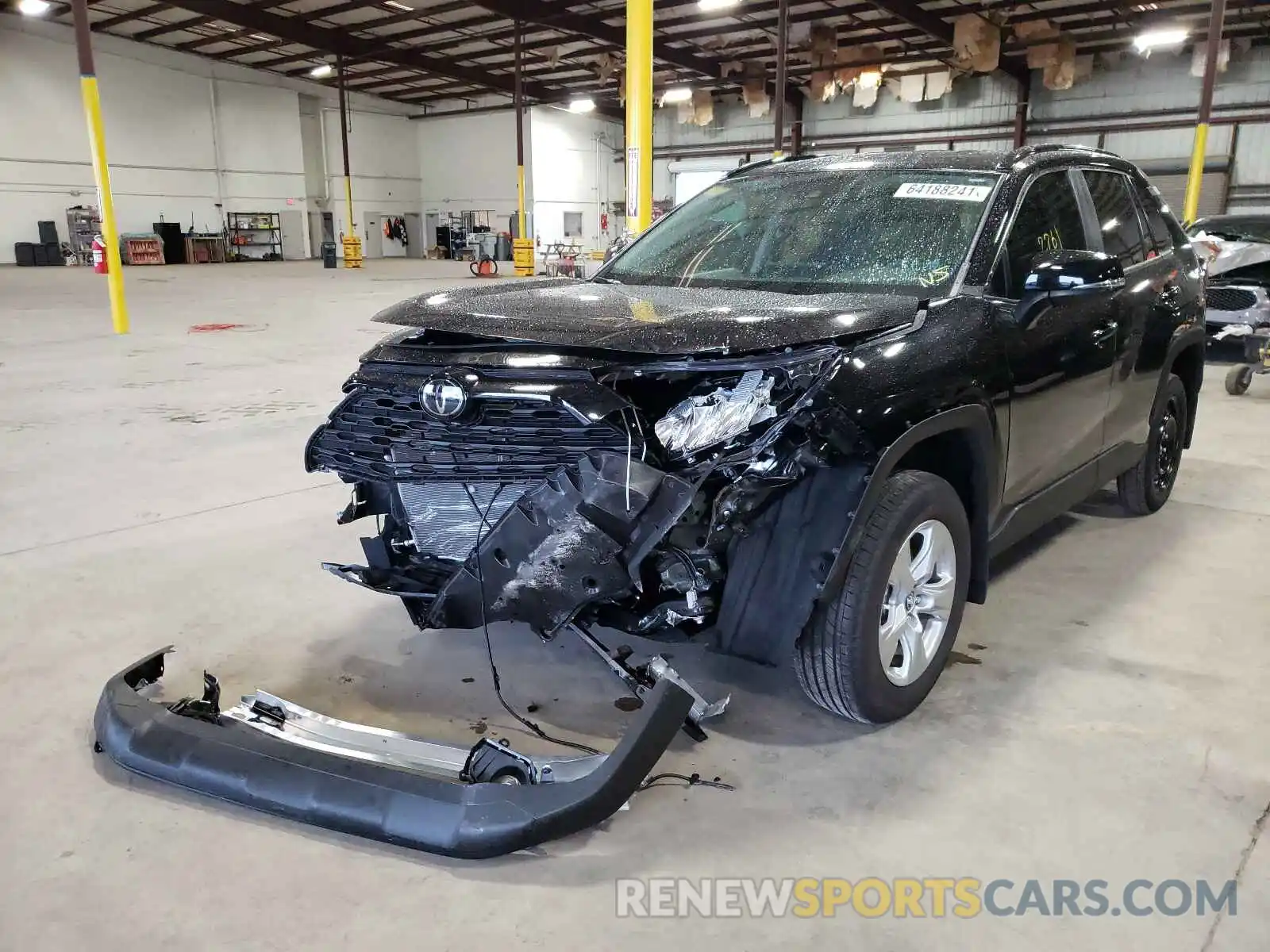 2 Photograph of a damaged car 2T3W1RFV5MC101262 TOYOTA RAV4 2021