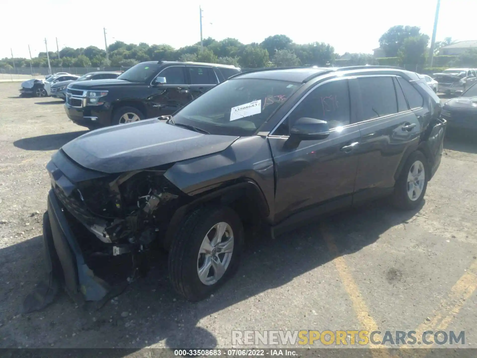 2 Photograph of a damaged car 2T3W1RFV5MC114044 TOYOTA RAV4 2021