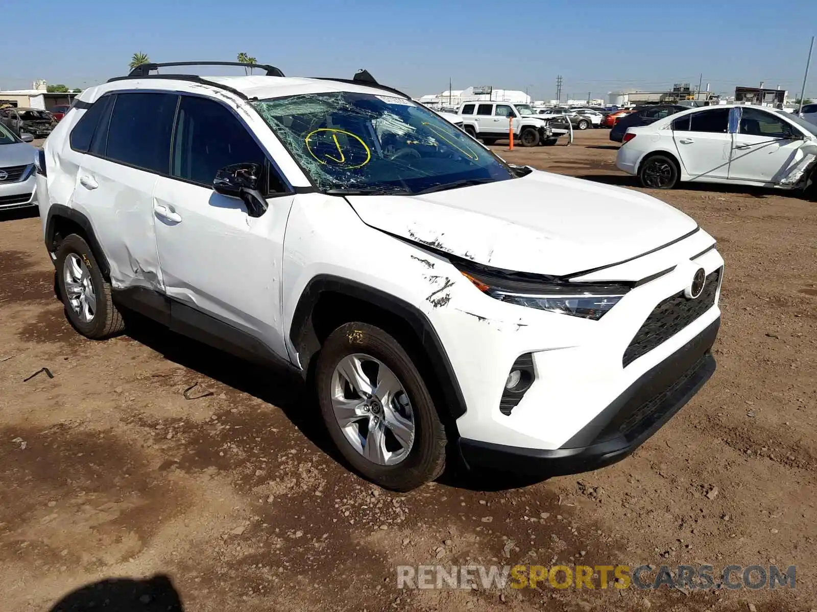 9 Photograph of a damaged car 2T3W1RFV5MC122774 TOYOTA RAV4 2021