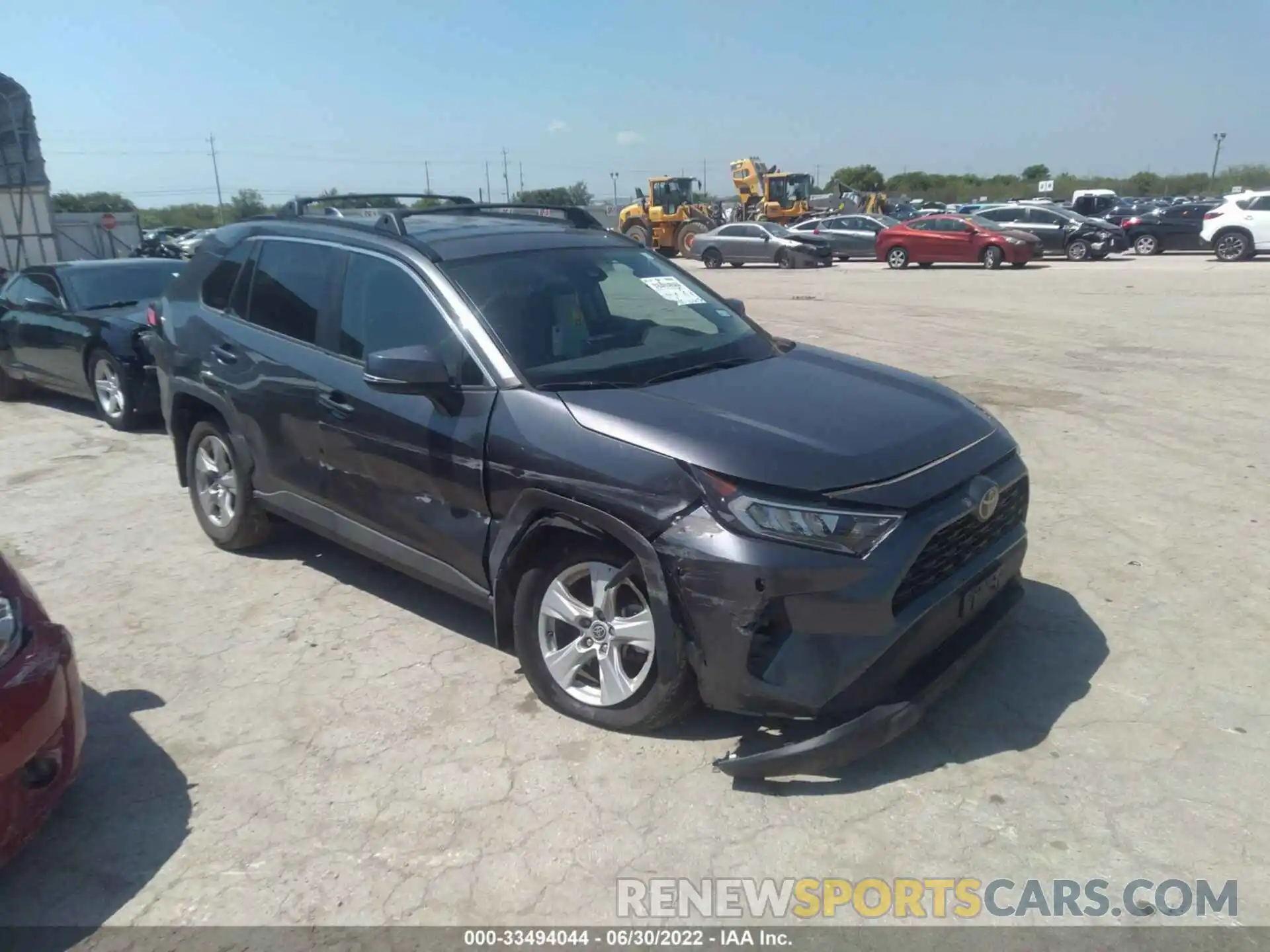 1 Photograph of a damaged car 2T3W1RFV5MC129921 TOYOTA RAV4 2021