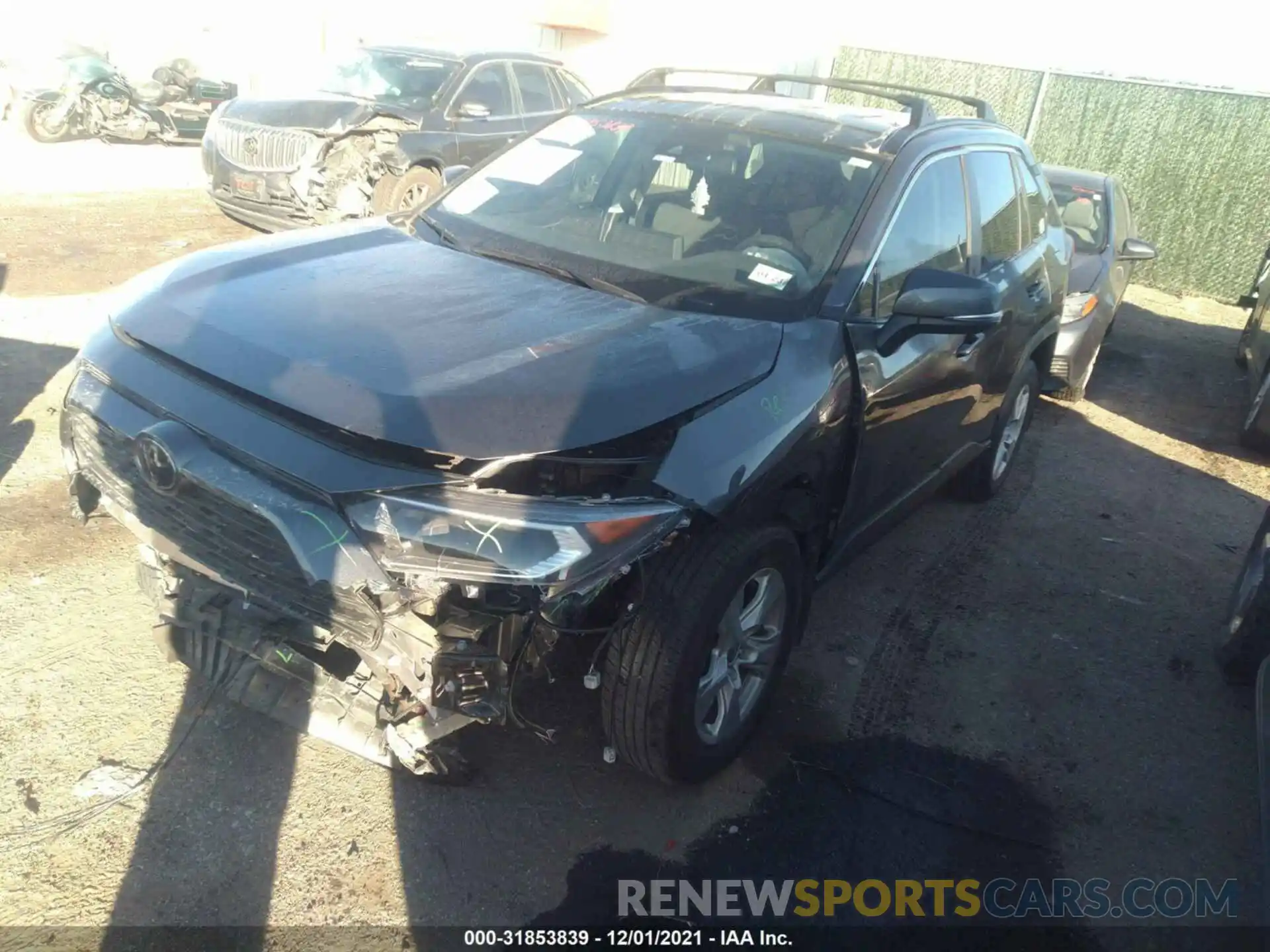 2 Photograph of a damaged car 2T3W1RFV5MC133709 TOYOTA RAV4 2021