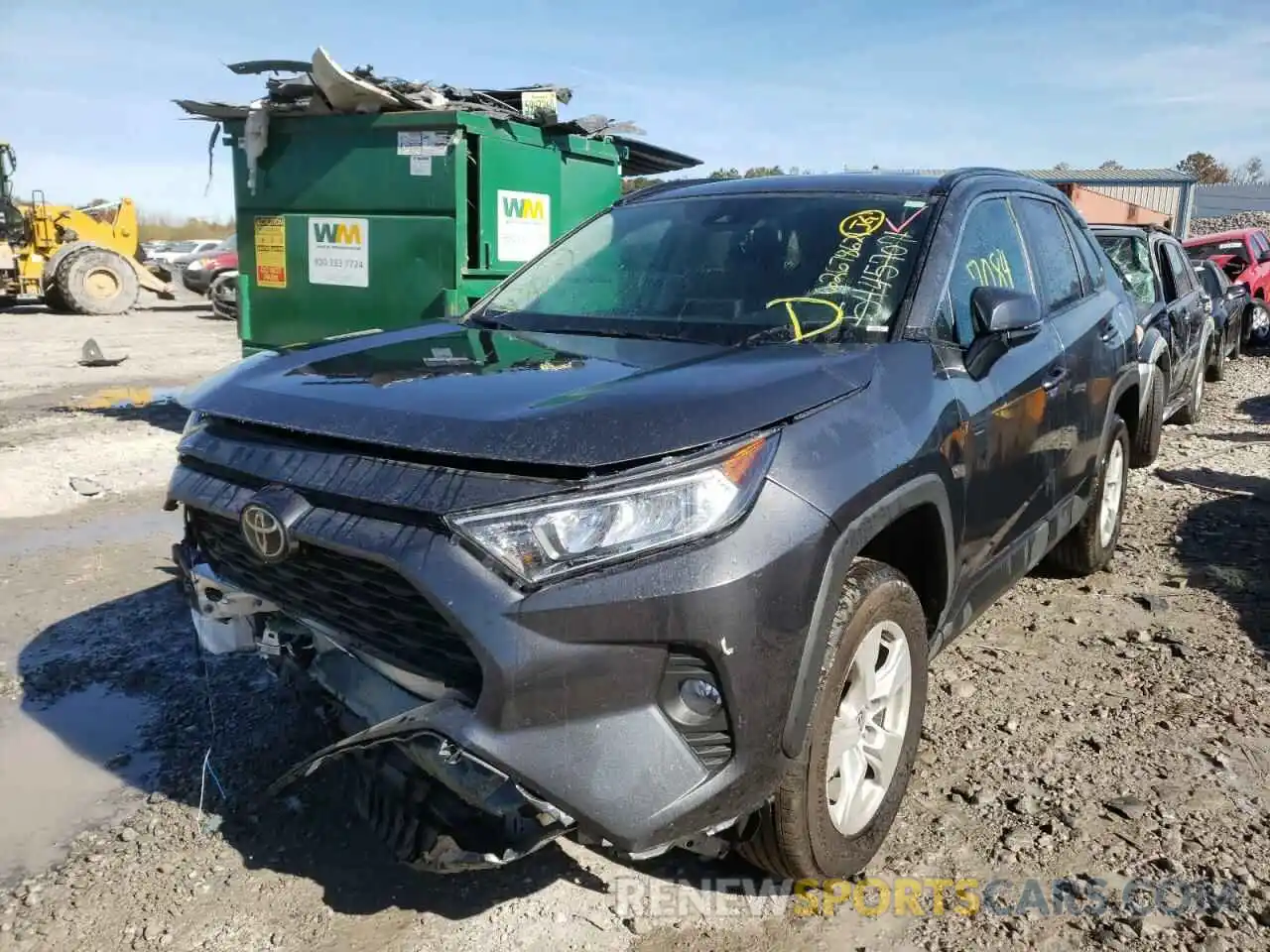 2 Фотография поврежденного автомобиля 2T3W1RFV5MC136335 TOYOTA RAV4 2021