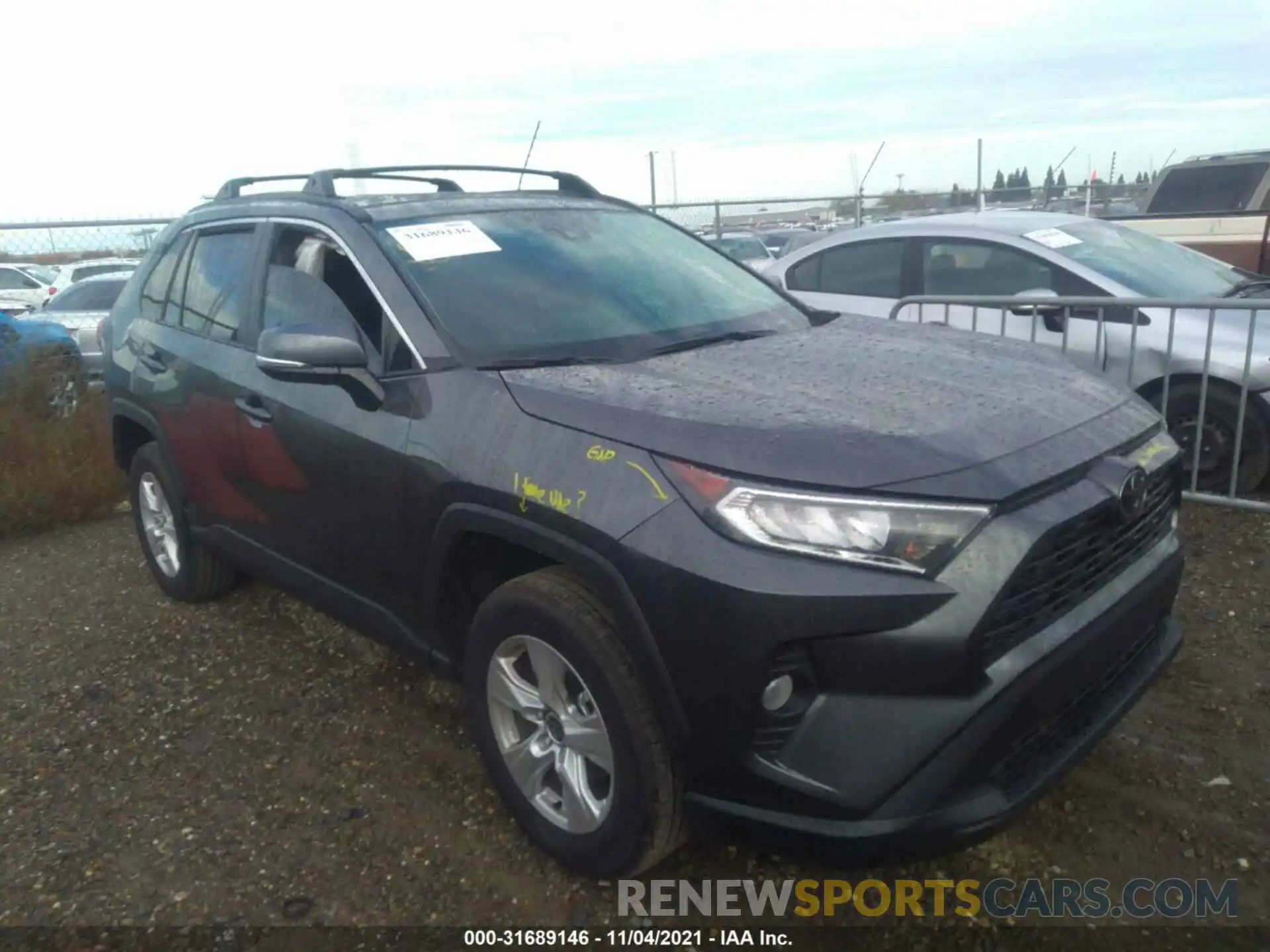 1 Photograph of a damaged car 2T3W1RFV5MC146671 TOYOTA RAV4 2021