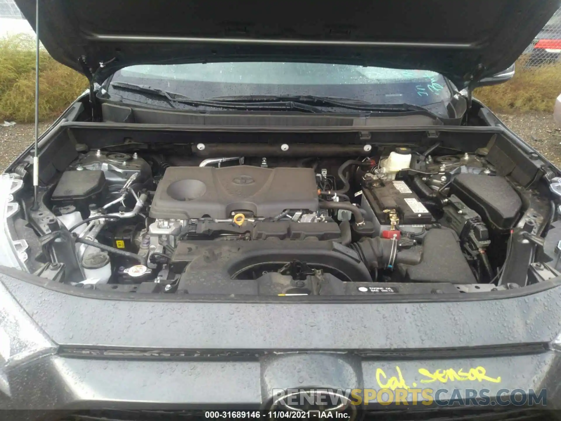 10 Фотография поврежденного автомобиля 2T3W1RFV5MC146671 TOYOTA RAV4 2021