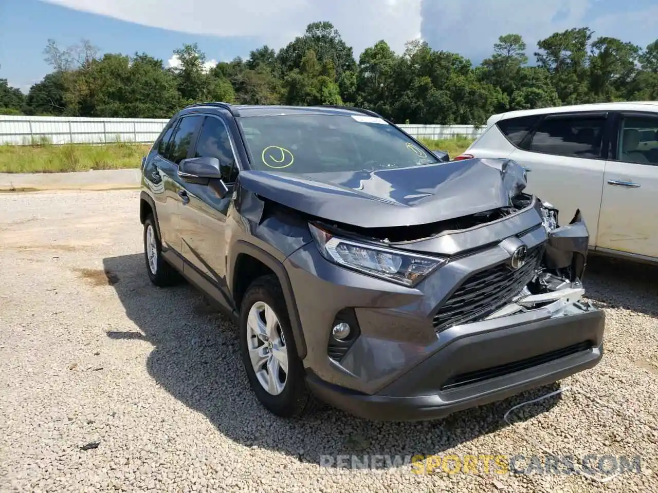 1 Photograph of a damaged car 2T3W1RFV5MC157881 TOYOTA RAV4 2021