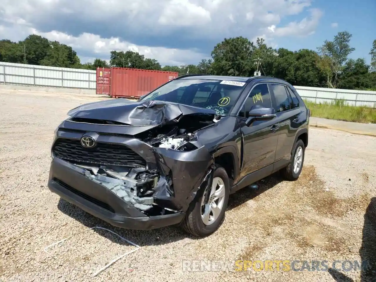 2 Photograph of a damaged car 2T3W1RFV5MC157881 TOYOTA RAV4 2021